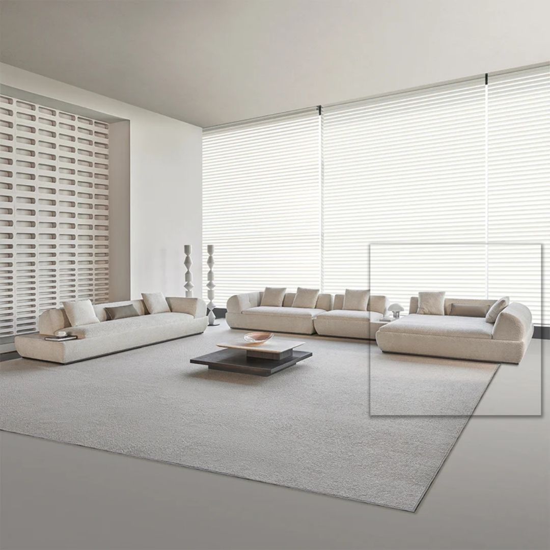 Lylia Chaise Module With Travertine Side Table - MSTV-S013-B -  Sofas - ebarza Furniture UAE | Shop Modern Furniture in Abu Dhabi & Dubai - مفروشات ايبازرا في الامارات | تسوق اثاث عصري وديكورات مميزة في دبي وابوظبي