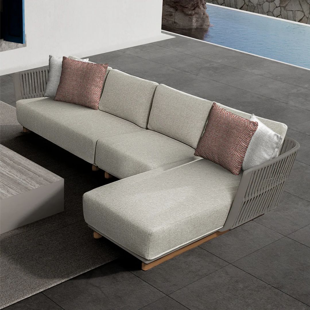 Marrakech Outdoor 2-Seater Left Arm Unit - AC5879A86RAT/AC5879A86ROP - Sofas - ebarza Furniture UAE | Shop Modern Furniture in Abu Dhabi & Dubai - مفروشات ايبازرا في الامارات | تسوق اثاث عصري وديكورات مميزة في دبي وابوظبي