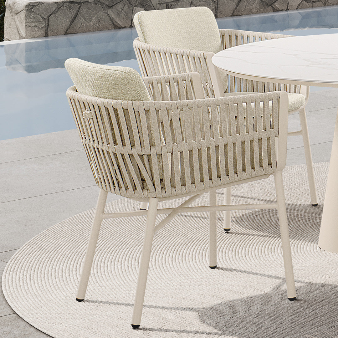 Marrakech Outdoor Dining Armchair AC5879N04ROP - Chairs - ebarza Furniture UAE | Shop Modern Furniture in Abu Dhabi & Dubai - مفروشات ايبازرا في الامارات | تسوق اثاث عصري وديكورات مميزة في دبي وابوظبي