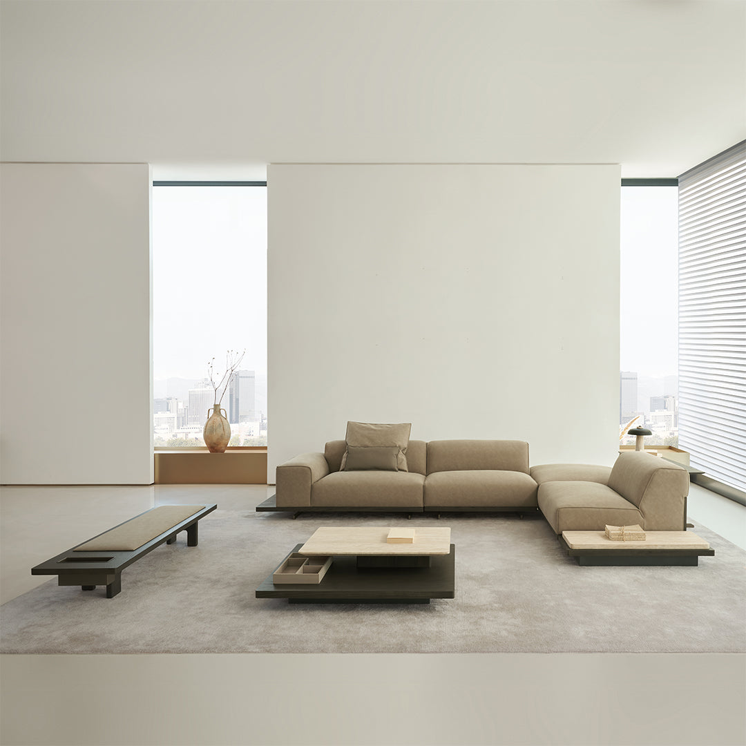 Miya 2-Seater Module With Half Back - AMBO-S80249-E(Z) - Sofas - ebarza Furniture UAE | Shop Modern Furniture in Abu Dhabi & Dubai - مفروشات ايبازرا في الامارات | تسوق اثاث عصري وديكورات مميزة في دبي وابوظبي