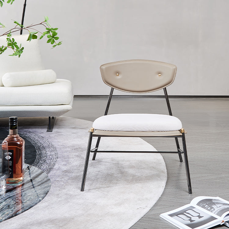 Lounge Chair MLL-A100-Beige - Lounge Chairs - ebarza Furniture UAE | Shop Modern Furniture in Abu Dhabi & Dubai - مفروشات ايبازرا في الامارات | تسوق اثاث عصري وديكورات مميزة في دبي وابوظبي