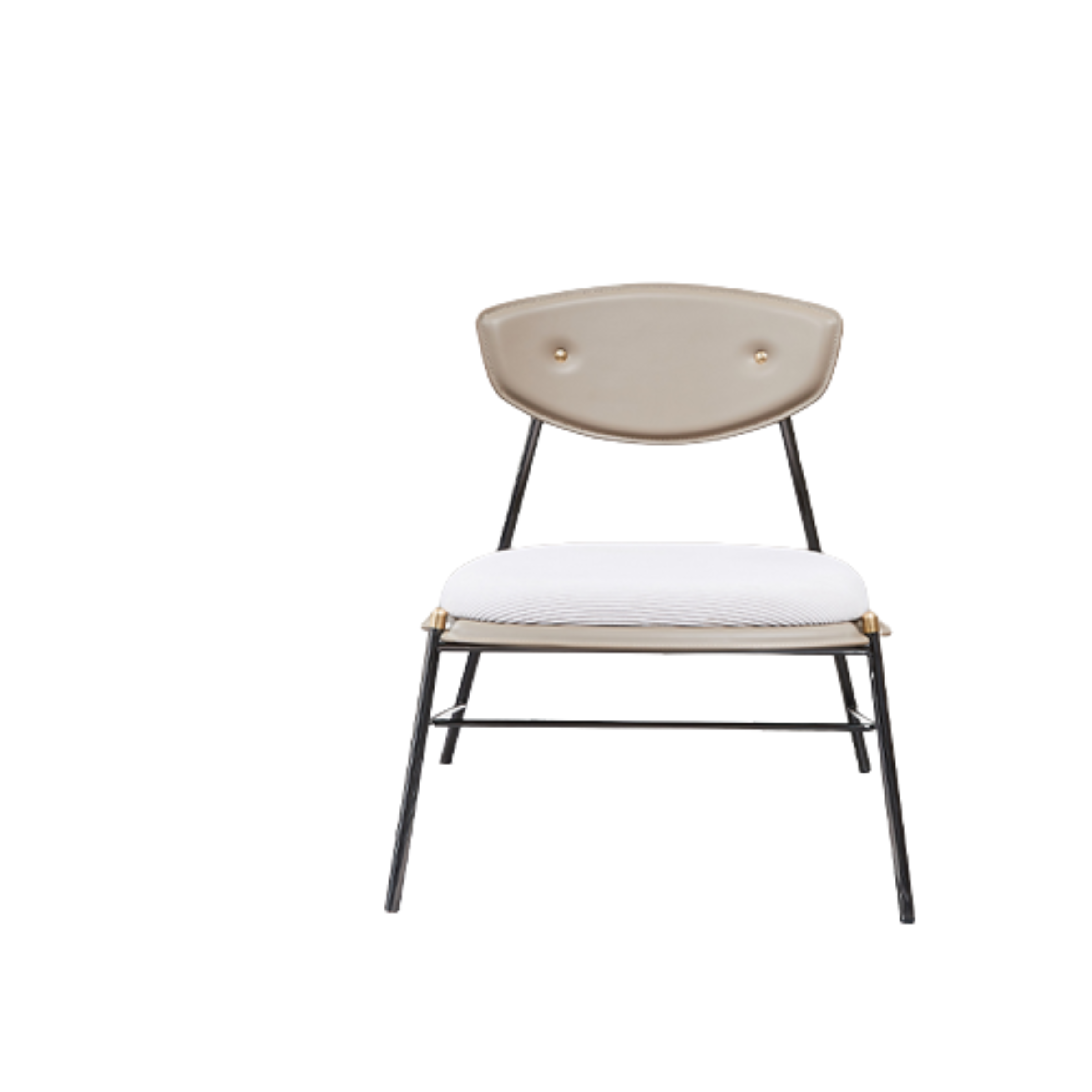 Lounge Chair MLL-A100-Beige - Lounge Chairs - ebarza Furniture UAE | Shop Modern Furniture in Abu Dhabi & Dubai - مفروشات ايبازرا في الامارات | تسوق اثاث عصري وديكورات مميزة في دبي وابوظبي