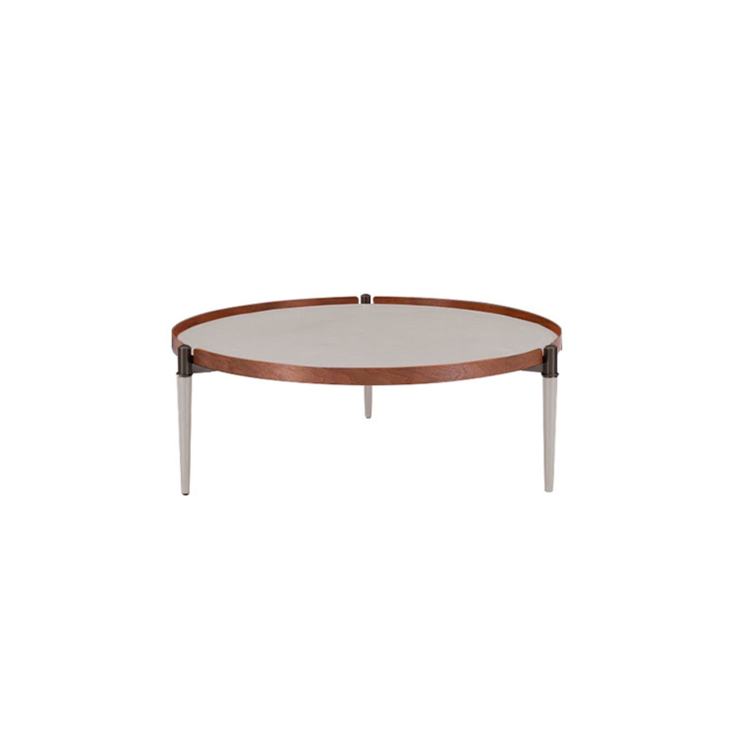 Saddle Leather Coffee Table MLL-D17 - Coffee tables - ebarza Furniture UAE | Shop Modern Furniture in Abu Dhabi & Dubai - مفروشات ايبازرا في الامارات | تسوق اثاث عصري وديكورات مميزة في دبي وابوظبي