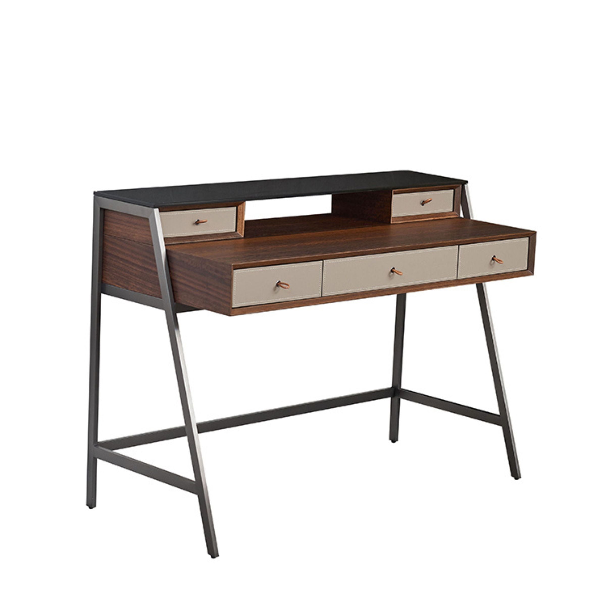 Saddle Leather Dresser MLL-J01 - Dressers - ebarza Furniture UAE | Shop Modern Furniture in Abu Dhabi & Dubai - مفروشات ايبازرا في الامارات | تسوق اثاث عصري وديكورات مميزة في دبي وابوظبي