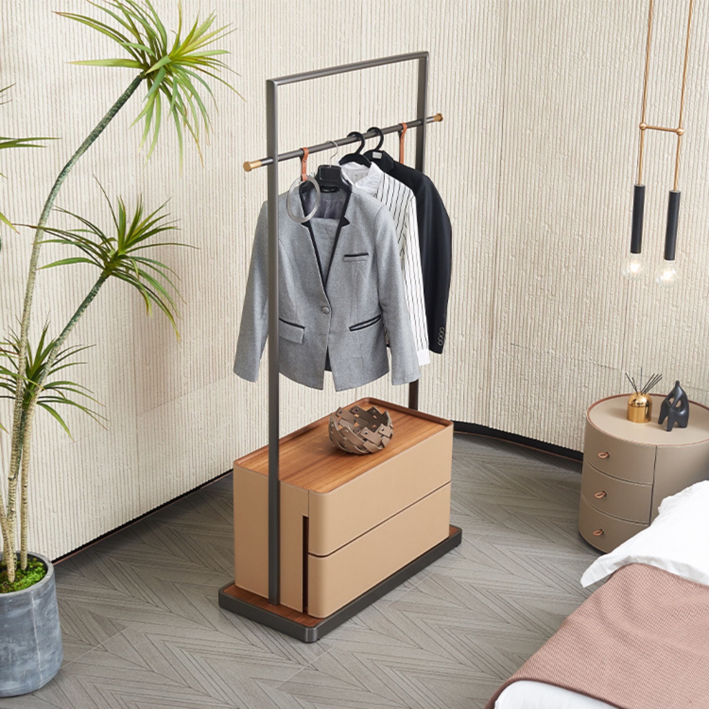 Saddle Leather Hanger MLL-Y01 - Hangers - ebarza Furniture UAE | Shop Modern Furniture in Abu Dhabi & Dubai - مفروشات ايبازرا في الامارات | تسوق اثاث عصري وديكورات مميزة في دبي وابوظبي