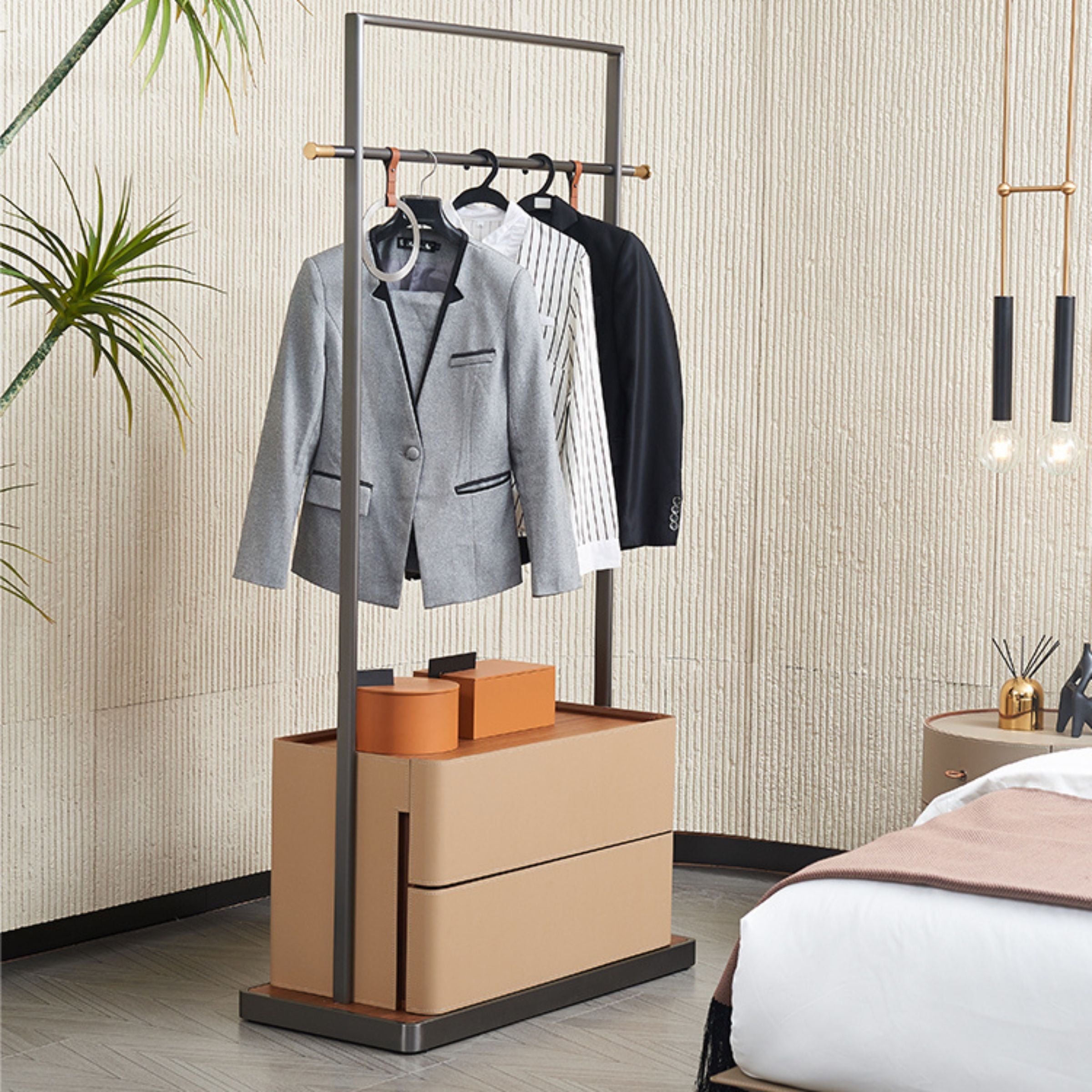 Saddle Leather Hanger MLL-Y01 - Hangers - ebarza Furniture UAE | Shop Modern Furniture in Abu Dhabi & Dubai - مفروشات ايبازرا في الامارات | تسوق اثاث عصري وديكورات مميزة في دبي وابوظبي