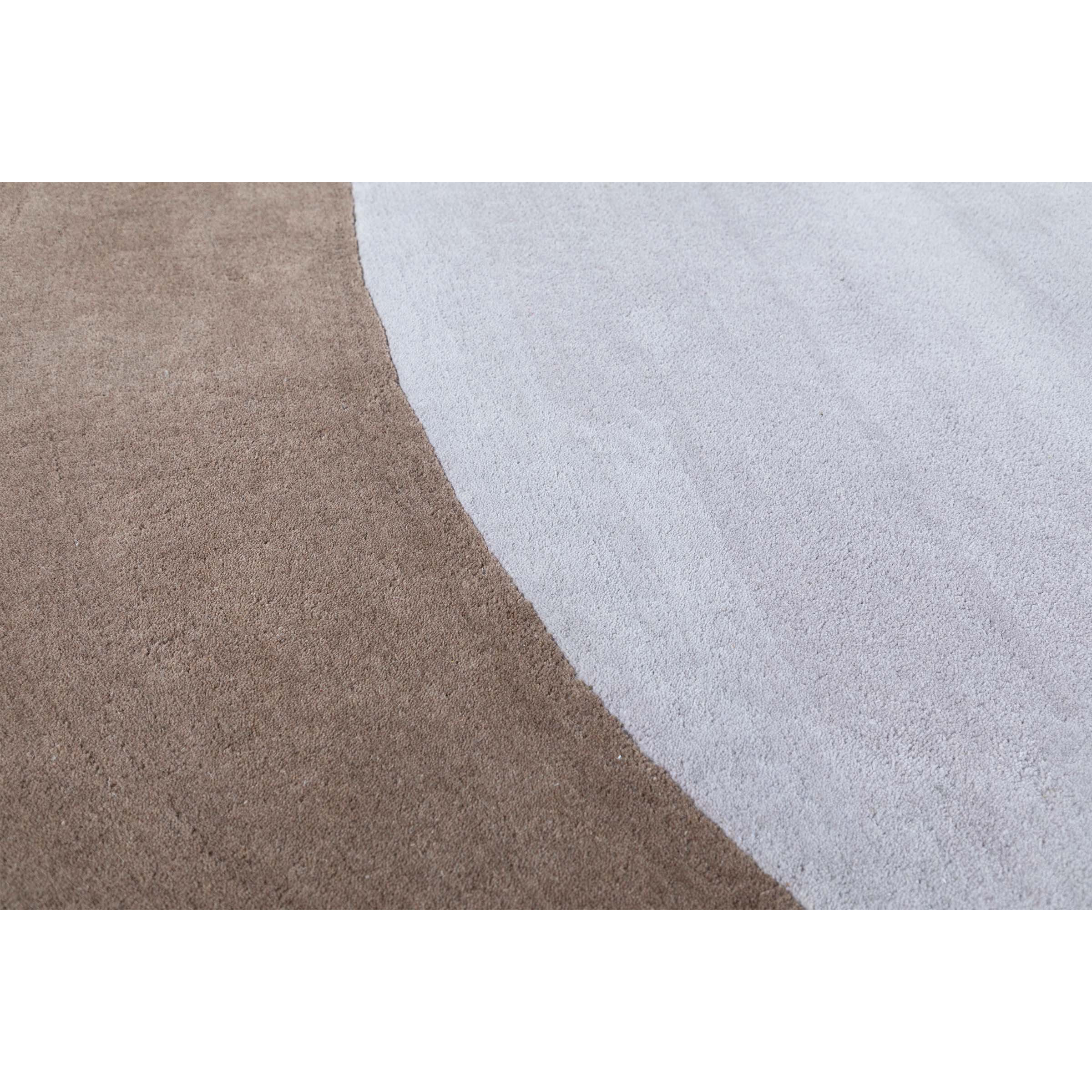 350X250 Cm WOOL BEIGE AND BROWN Round  Rug JH-22729 -  Rugs - ebarza Furniture UAE | Shop Modern Furniture in Abu Dhabi & Dubai - مفروشات ايبازرا في الامارات | تسوق اثاث عصري وديكورات مميزة في دبي وابوظبي