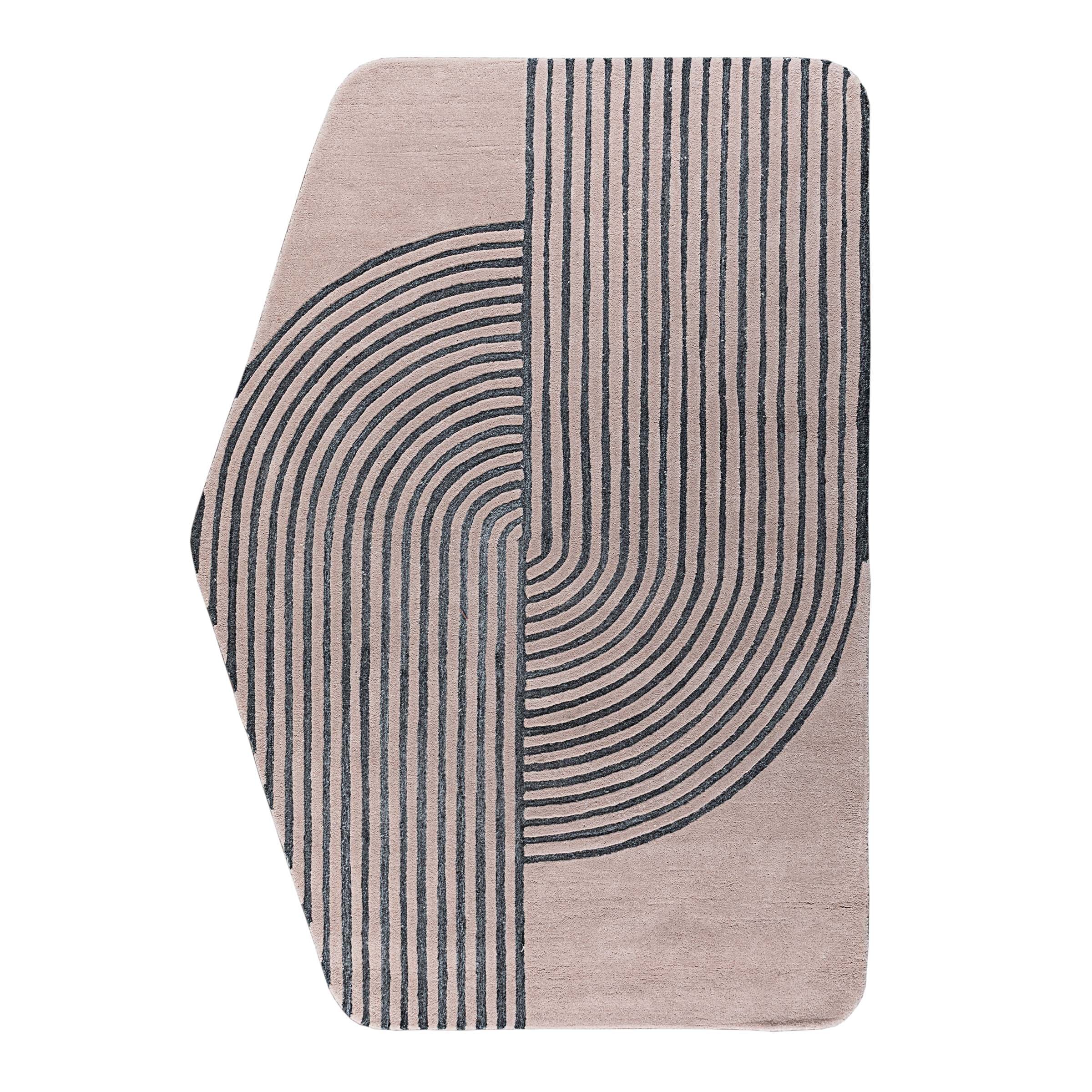 230X160 Cm WOOL BEIGE AND BROWN Rug JH-22731 - Rugs - ebarza Furniture UAE | Shop Modern Furniture in Abu Dhabi & Dubai - مفروشات ايبازرا في الامارات | تسوق اثاث عصري وديكورات مميزة في دبي وابوظبي