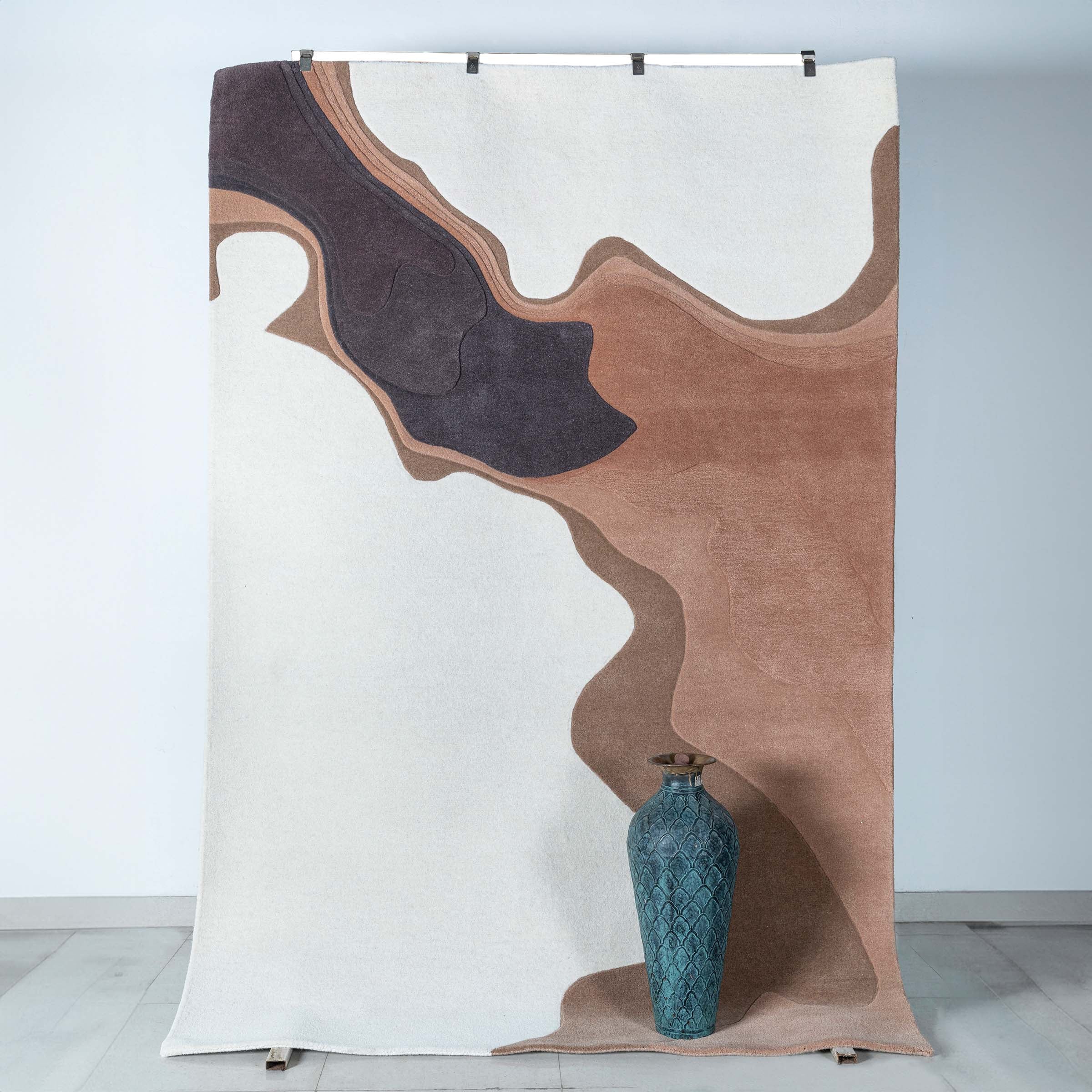 450X300 Cm Driftwood Melody WOOL BEIGE AND DARK BEIGE Rug JH-22739 - Rugs - ebarza Furniture UAE | Shop Modern Furniture in Abu Dhabi & Dubai - مفروشات ايبازرا في الامارات | تسوق اثاث عصري وديكورات مميزة في دبي وابوظبي