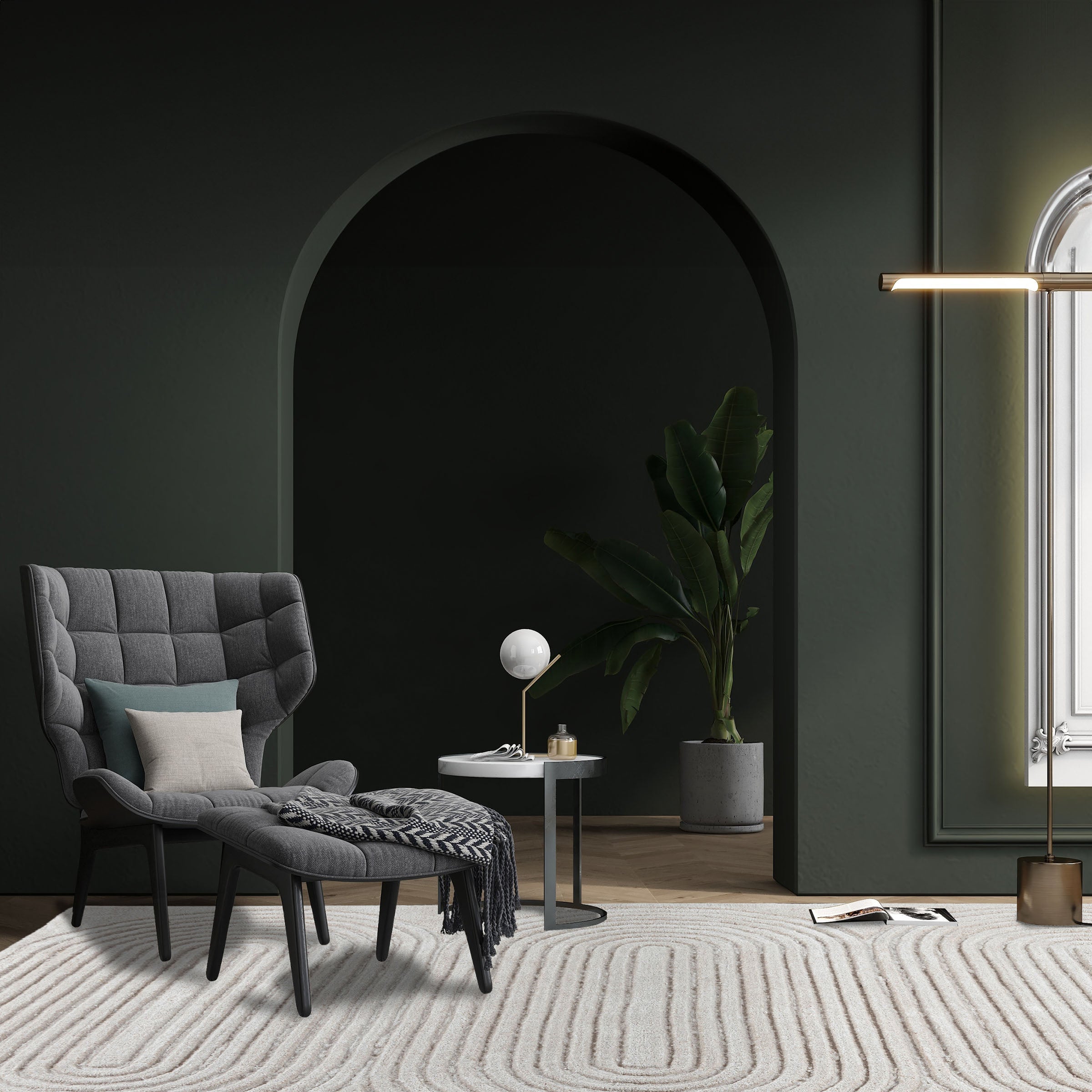 600X400 Cm Eclipsed Pearls WOOL BEIGE Rug JH-22749 - Rugs - ebarza Furniture UAE | Shop Modern Furniture in Abu Dhabi & Dubai - مفروشات ايبازرا في الامارات | تسوق اثاث عصري وديكورات مميزة في دبي وابوظبي