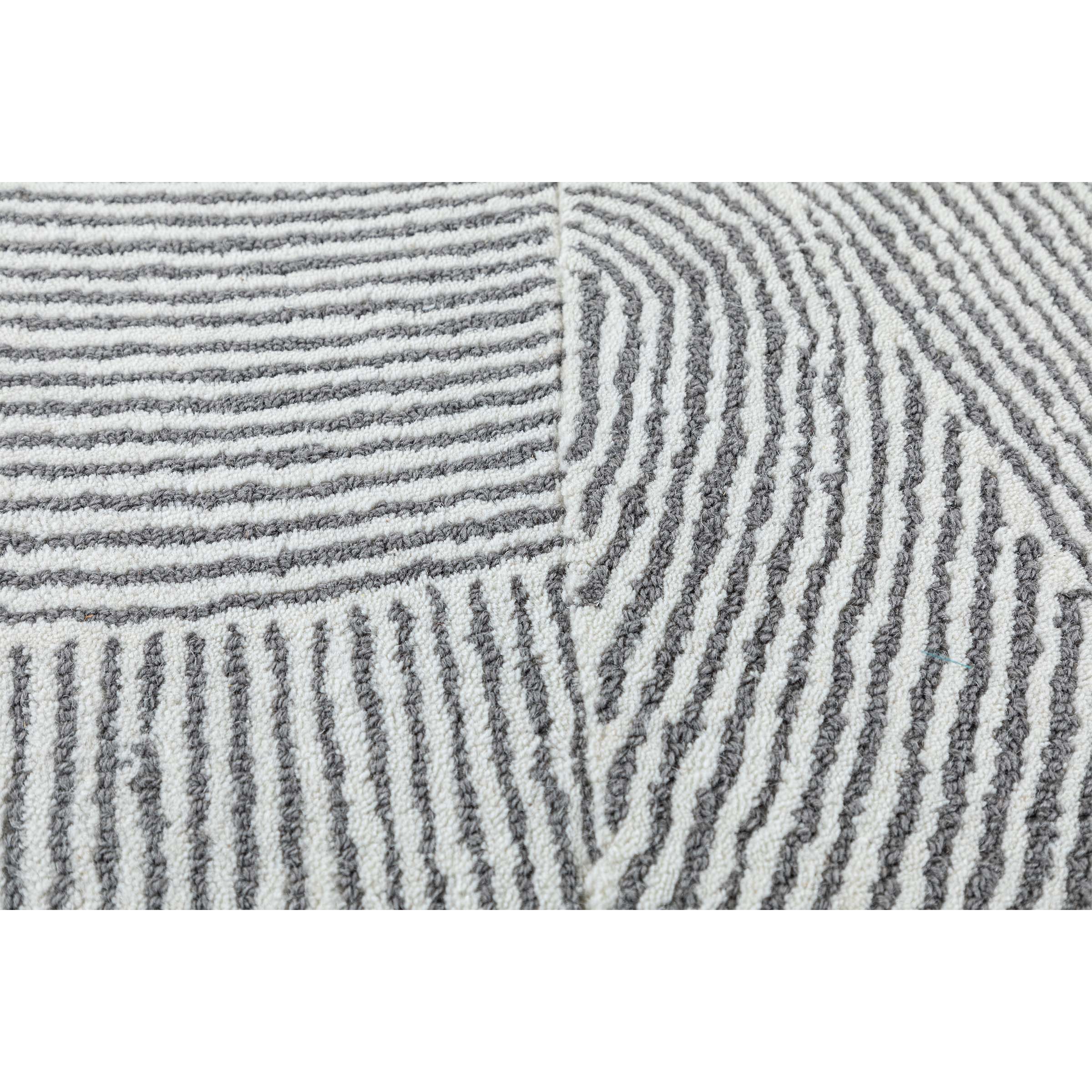 D150 Cm WOOL GREY Rug JH-22740 - Rugs - ebarza Furniture UAE | Shop Modern Furniture in Abu Dhabi & Dubai - مفروشات ايبازرا في الامارات | تسوق اثاث عصري وديكورات مميزة في دبي وابوظبي