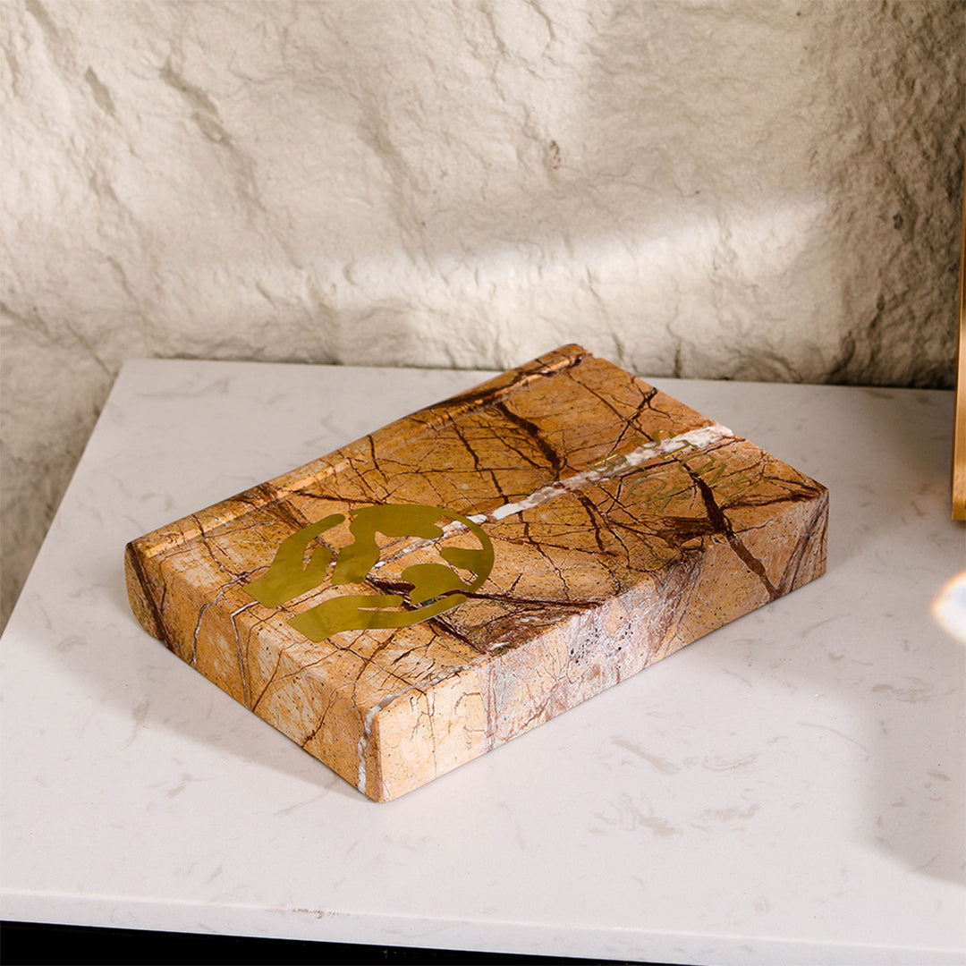 Marble Book Sculpture - KA4102A -  Home Decor Figurines - ebarza Furniture UAE | Shop Modern Furniture in Abu Dhabi & Dubai - مفروشات ايبازرا في الامارات | تسوق اثاث عصري وديكورات مميزة في دبي وابوظبي