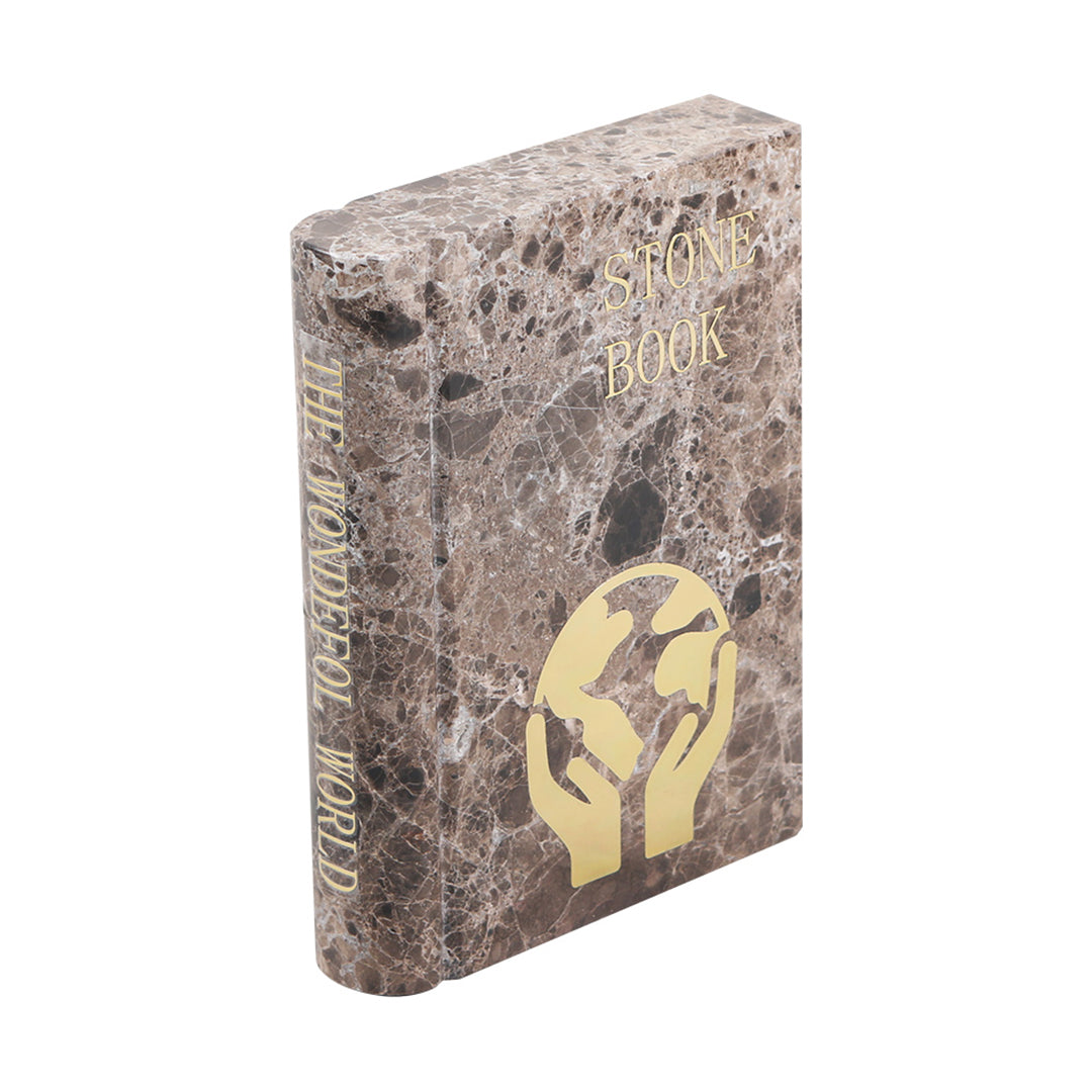 Marble Book Sculpture - KA4102D - Home Decor Figurines - ebarza Furniture UAE | Shop Modern Furniture in Abu Dhabi & Dubai - مفروشات ايبازرا في الامارات | تسوق اثاث عصري وديكورات مميزة في دبي وابوظبي