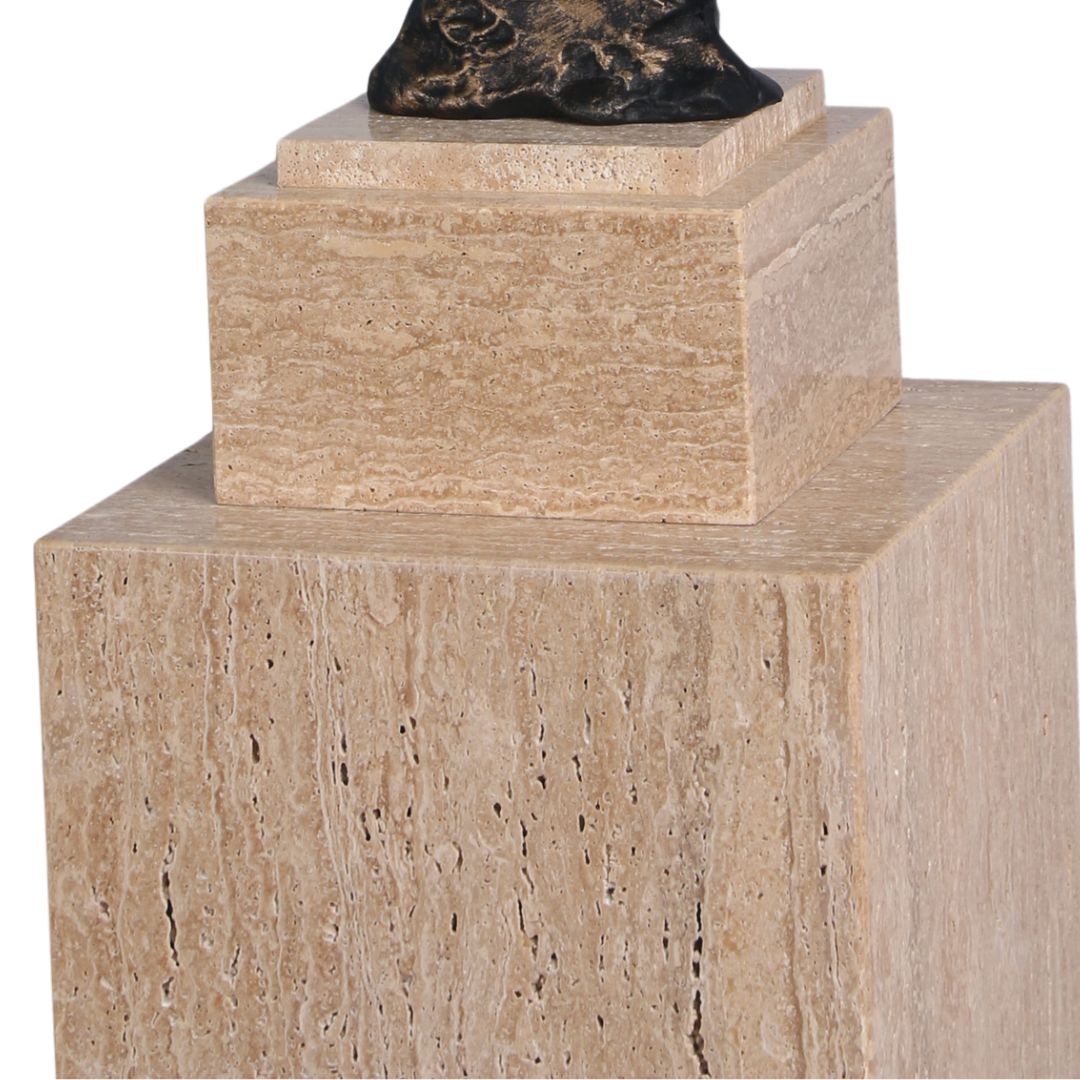 Marble Stand / Planter Box-L T0161 - Beige
