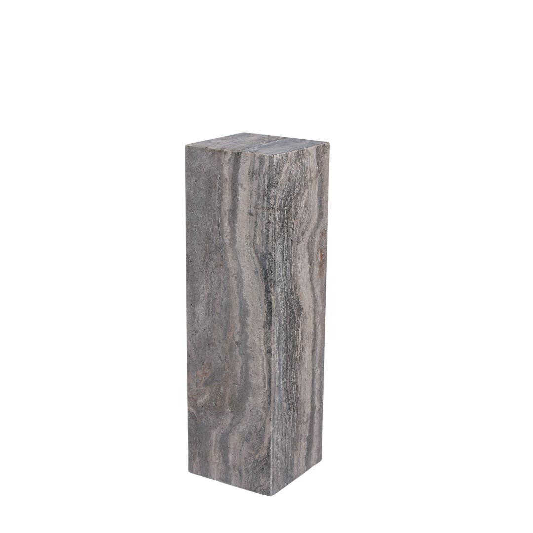 Marble Stand / Planter Box -L T0161 - Brown - Home Decor Figurines - ebarza Furniture UAE | Shop Modern Furniture in Abu Dhabi & Dubai - مفروشات ايبازرا في الامارات | تسوق اثاث عصري وديكورات مميزة في دبي وابوظبي