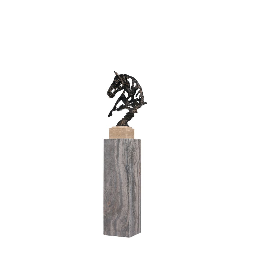 Marble Stand / Planter Box -L T0161 - Brown