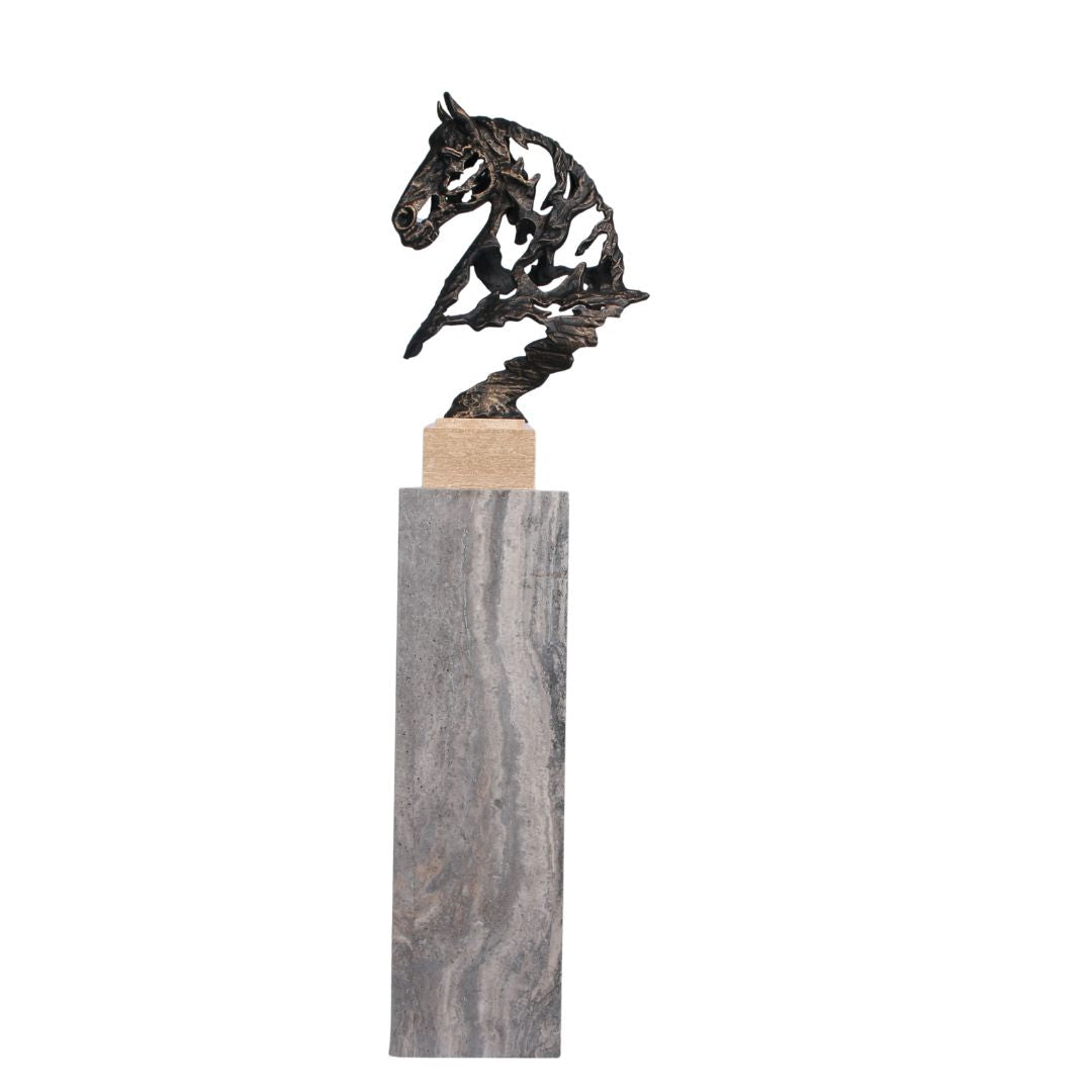 Marble Stand / Planter Box -L T0161 - Brown