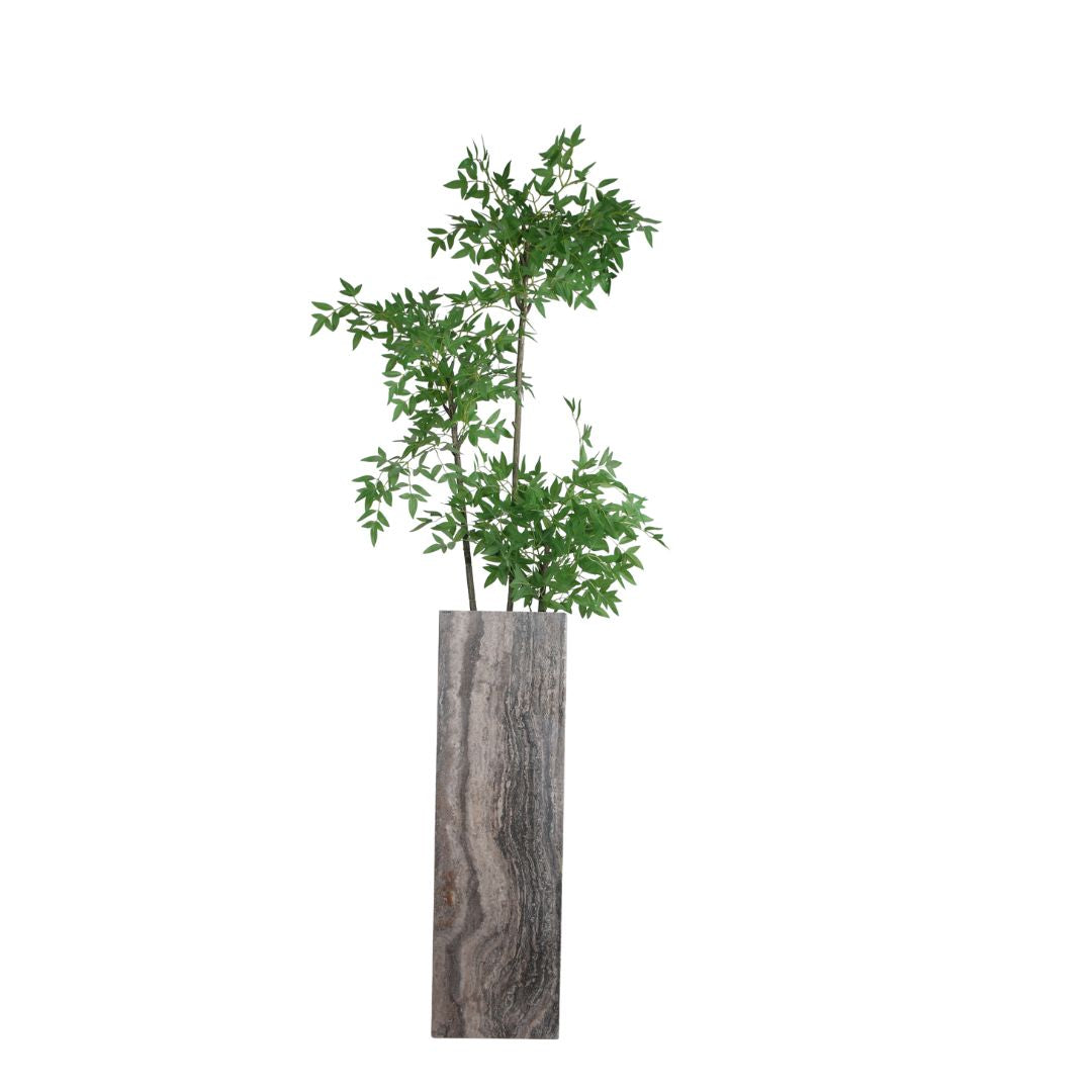 Marble Stand / Planter Box -L T0161 - Brown