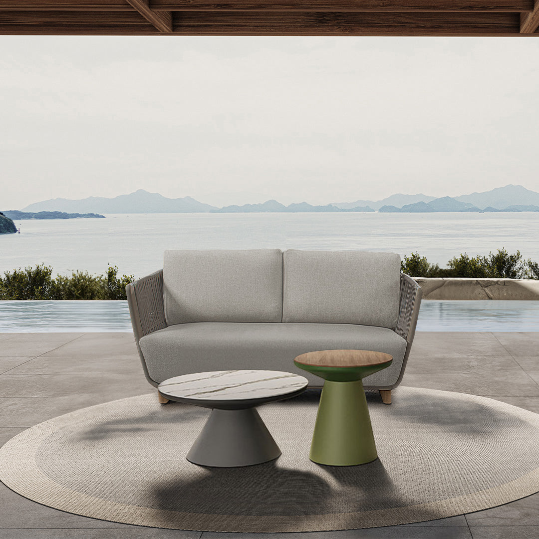 Pre-order 35 Days Delivery Marrakech Outdoor 2-Seater Sofa - AC5879A11RAT/AC5879A11ROP - Sofas - ebarza Furniture UAE | Shop Modern Furniture in Abu Dhabi & Dubai - مفروشات ايبازرا في الامارات | تسوق اثاث عصري وديكورات مميزة في دبي وابوظبي