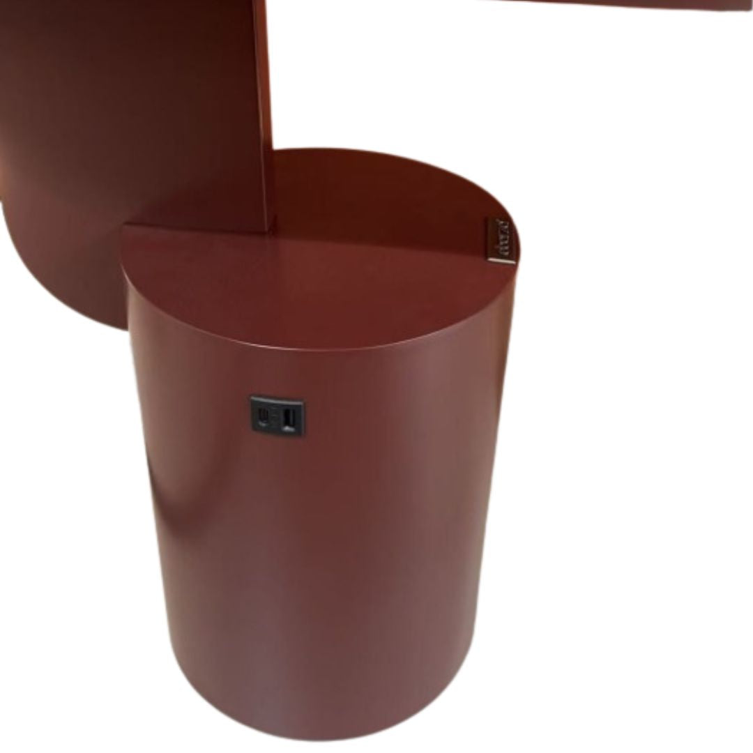 Pre-order 45 Days Delivery Marsala Side Table/Floor Lamp JK-D256 - Bedside Tables - ebarza Furniture UAE | Shop Modern Furniture in Abu Dhabi & Dubai - مفروشات ايبازرا في الامارات | تسوق اثاث عصري وديكورات مميزة في دبي وابوظبي