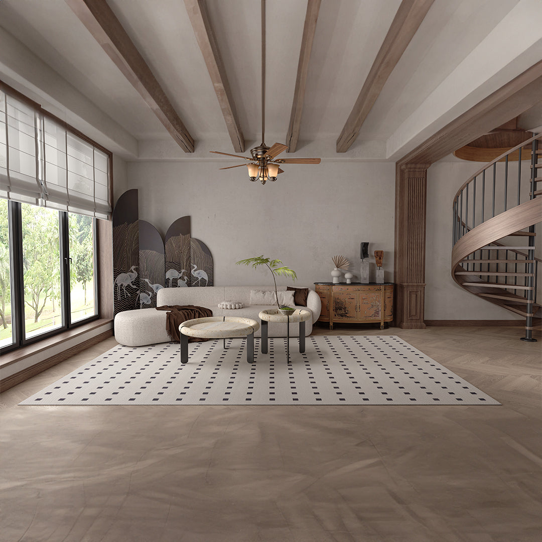 Marseille Travertine Center Table - EB04B - Coffee tables - ebarza Furniture UAE | Shop Modern Furniture in Abu Dhabi & Dubai - مفروشات ايبازرا في الامارات | تسوق اثاث عصري وديكورات مميزة في دبي وابوظبي