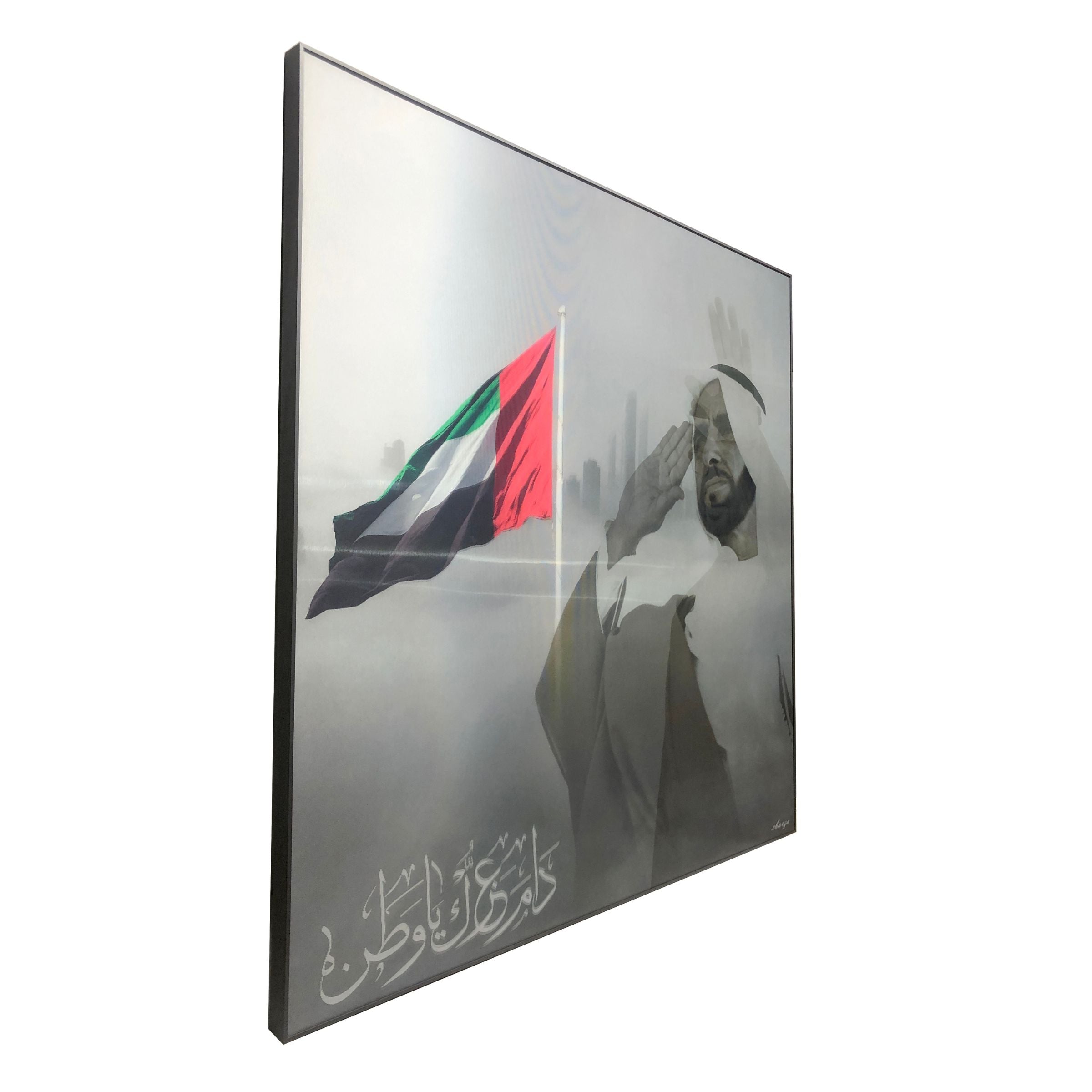 May Your Glory Last, My Country-Mixed Media Artwork 2309P0016-2 - Paintings - ebarza Furniture UAE | Shop Modern Furniture in Abu Dhabi & Dubai - مفروشات ايبازرا في الامارات | تسوق اثاث عصري وديكورات مميزة في دبي وابوظبي