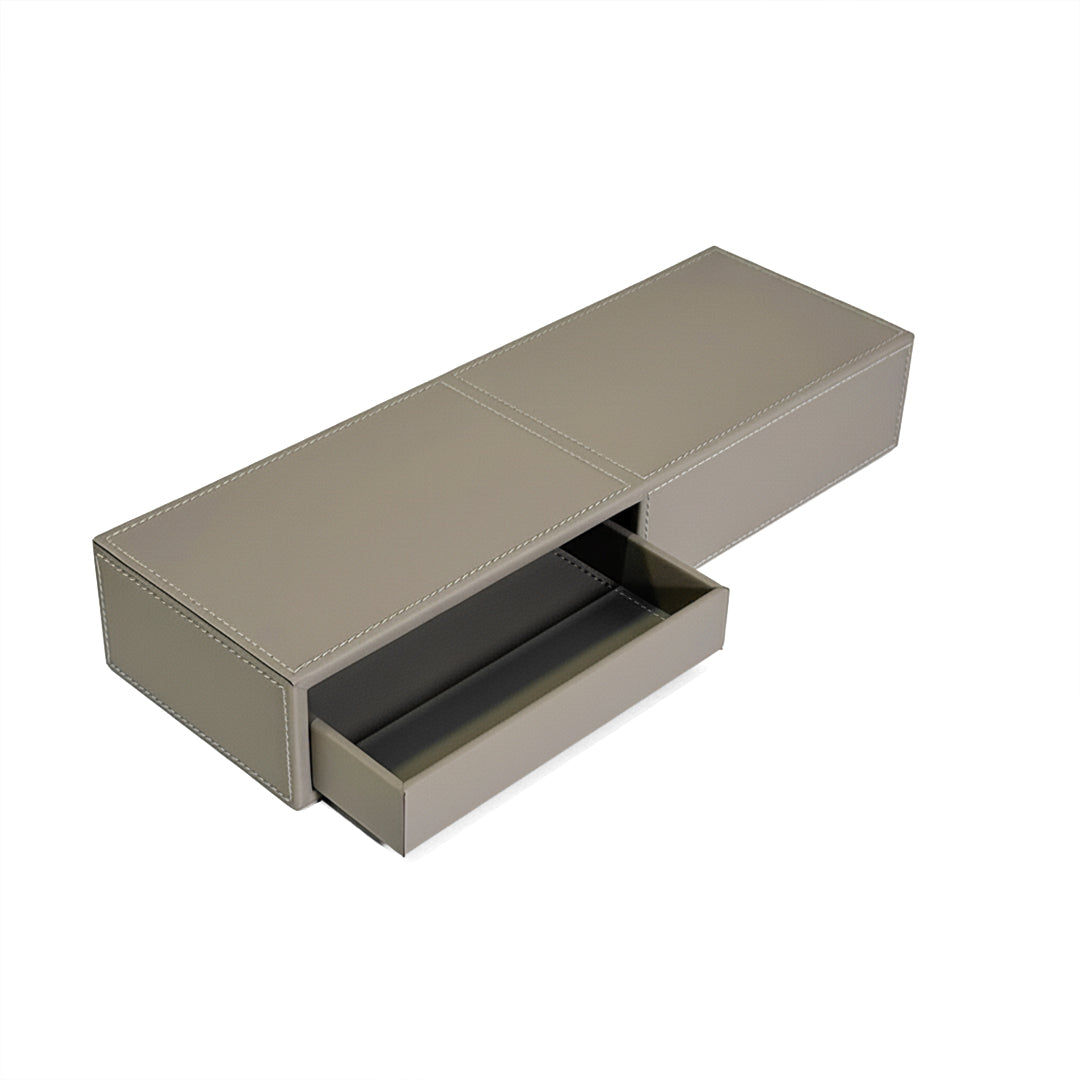 Microfiber Hard Leather Storage Box 259-DR - Decorative Boxes - ebarza Furniture UAE | Shop Modern Furniture in Abu Dhabi & Dubai - مفروشات ايبازرا في الامارات | تسوق اثاث عصري وديكورات مميزة في دبي وابوظبي