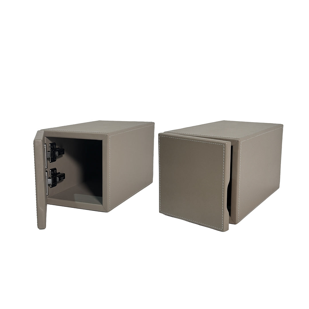 Microfiber Hard Leather Storage Box DR-251-Q - Decorative Boxes - ebarza Furniture UAE | Shop Modern Furniture in Abu Dhabi & Dubai - مفروشات ايبازرا في الامارات | تسوق اثاث عصري وديكورات مميزة في دبي وابوظبي