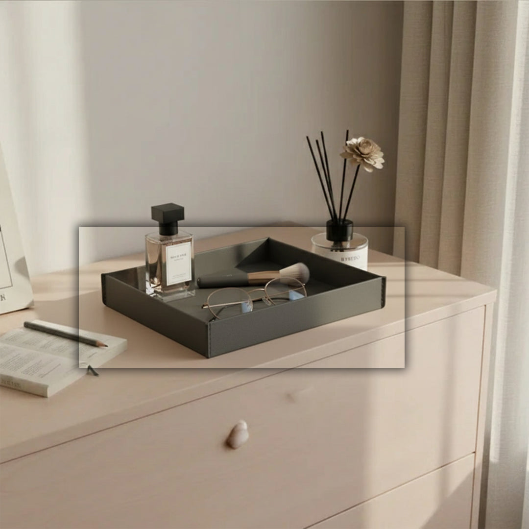 Microfiber Hard Leather Tray TSA555-TR - Trays - ebarza Furniture UAE | Shop Modern Furniture in Abu Dhabi & Dubai - مفروشات ايبازرا في الامارات | تسوق اثاث عصري وديكورات مميزة في دبي وابوظبي