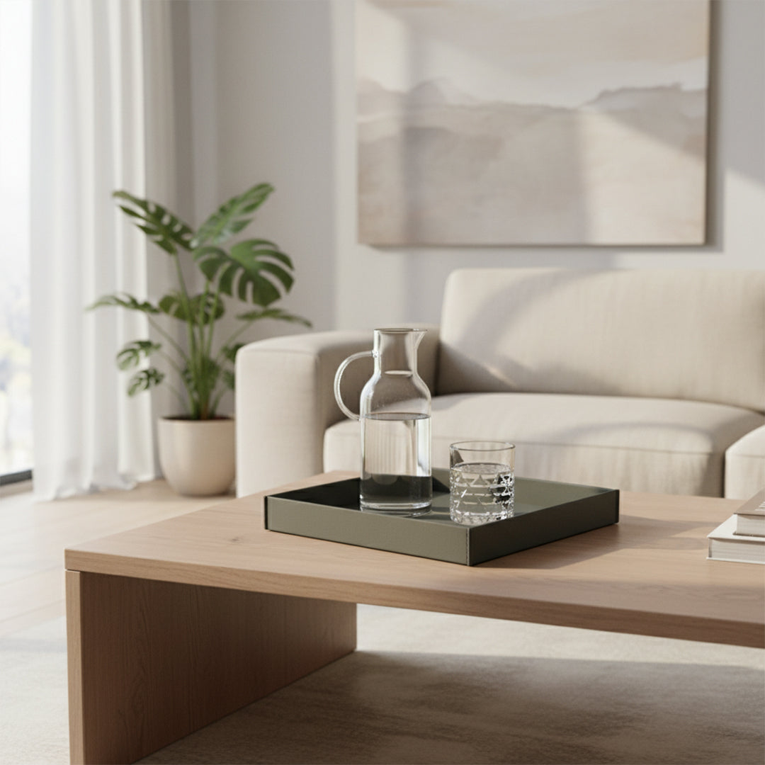 Microfiber Hard Leather Tray TSA555-TR - Trays - ebarza Furniture UAE | Shop Modern Furniture in Abu Dhabi & Dubai - مفروشات ايبازرا في الامارات | تسوق اثاث عصري وديكورات مميزة في دبي وابوظبي