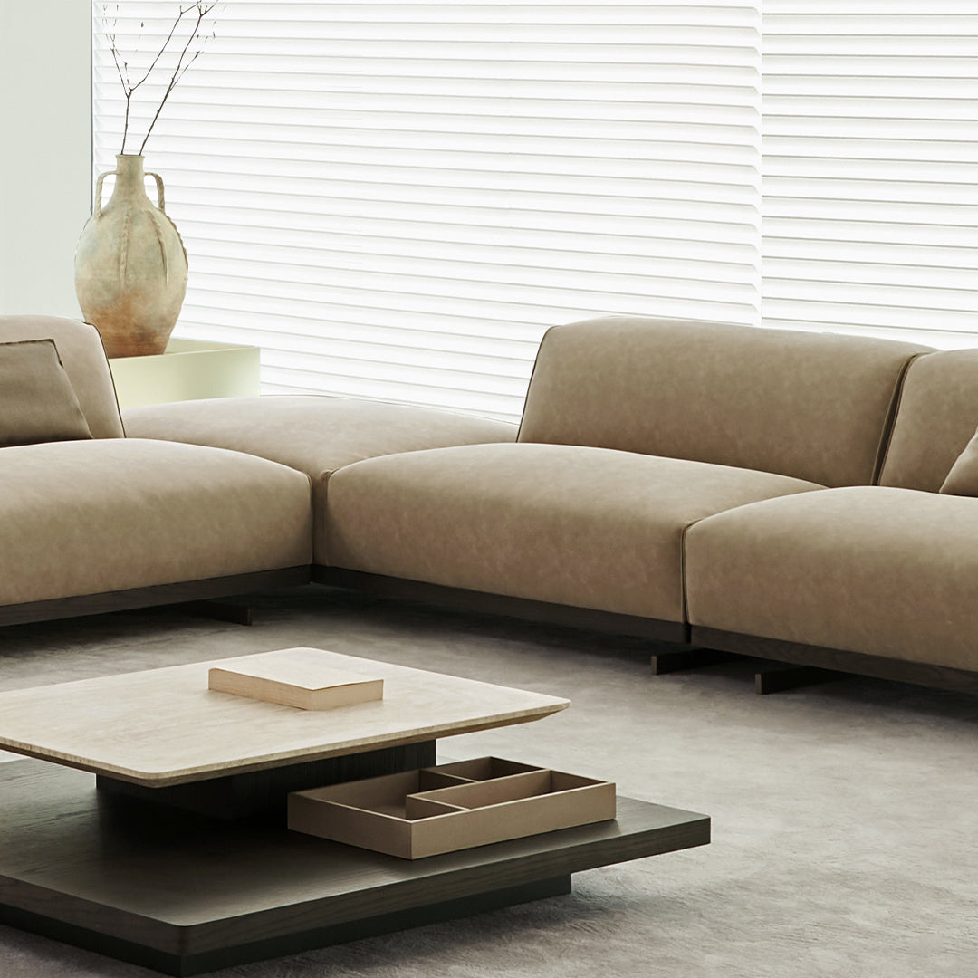 Miya 2-Seater Module With Half Back - AMBO-S80249-E(Z) - Sofas - ebarza Furniture UAE | Shop Modern Furniture in Abu Dhabi & Dubai - مفروشات ايبازرا في الامارات | تسوق اثاث عصري وديكورات مميزة في دبي وابوظبي