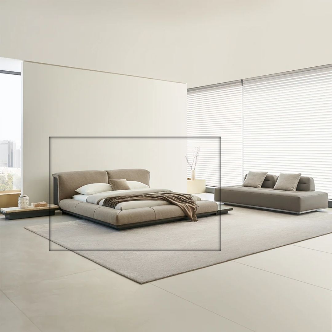 Pre-order 120 Days Delivery Miya King Size Bed - AMBO-C80251 -  Bedsteads - ebarza Furniture UAE | Shop Modern Furniture in Abu Dhabi & Dubai - مفروشات ايبازرا في الامارات | تسوق اثاث عصري وديكورات مميزة في دبي وابوظبي