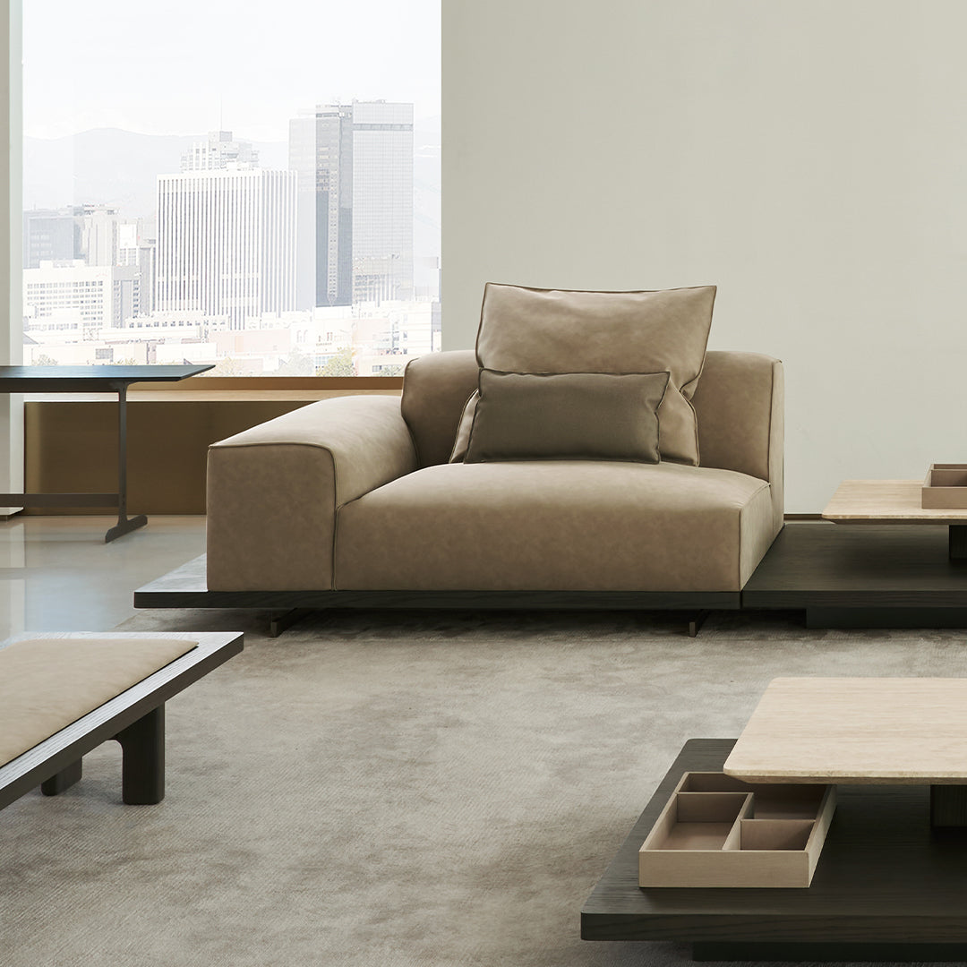 Miya Single Seater Module With Left Arm - AMBO-S80249 - A1(Z.J) - Sofas - ebarza Furniture UAE | Shop Modern Furniture in Abu Dhabi & Dubai - مفروشات ايبازرا في الامارات | تسوق اثاث عصري وديكورات مميزة في دبي وابوظبي