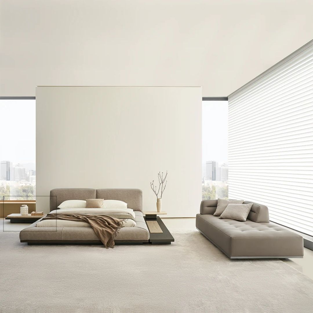 Miya Travertine Side Table - BMBO-BJ80350Y(CUS) -  Side Tables - ebarza Furniture UAE | Shop Modern Furniture in Abu Dhabi & Dubai - مفروشات ايبازرا في الامارات | تسوق اثاث عصري وديكورات مميزة في دبي وابوظبي