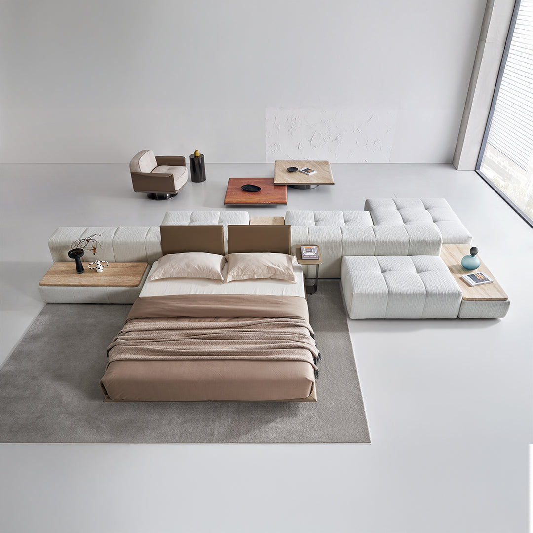 Puzzle Modular Stone Big Side Table - SF080-ST -  Sofas - ebarza Furniture UAE | Shop Modern Furniture in Abu Dhabi & Dubai - مفروشات ايبازرا في الامارات | تسوق اثاث عصري وديكورات مميزة في دبي وابوظبي