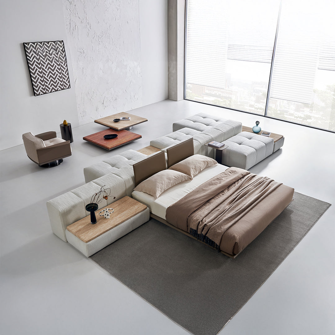 Puzzle Modular Stone Big Side Table - SF080-ST -  Sofas - ebarza Furniture UAE | Shop Modern Furniture in Abu Dhabi & Dubai - مفروشات ايبازرا في الامارات | تسوق اثاث عصري وديكورات مميزة في دبي وابوظبي