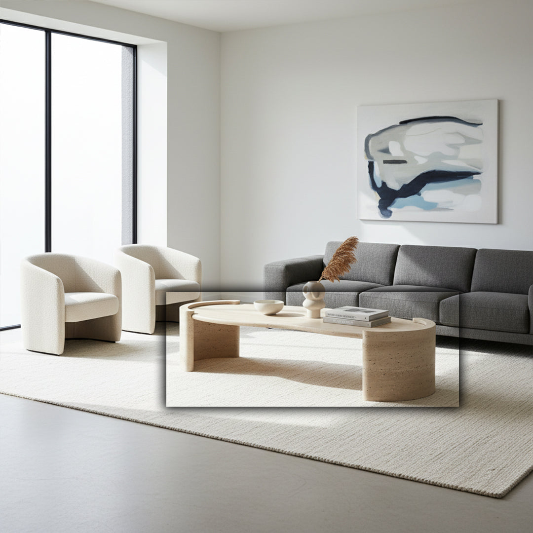 Natural Travertine Coffee Table JA008-B