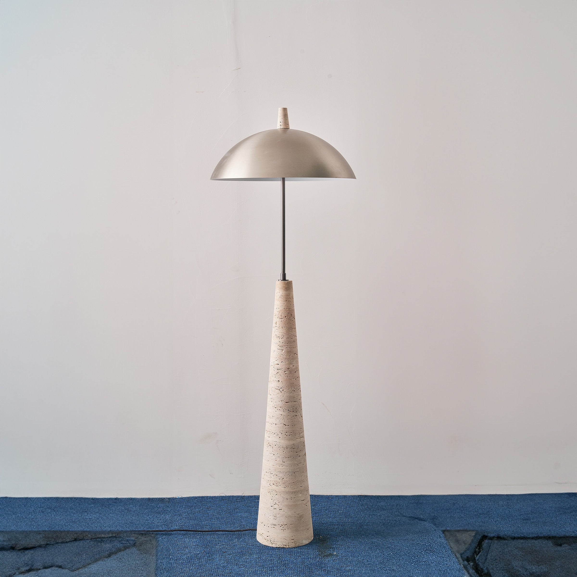Natural Travertine Floor Lamp JA-015F - Floor Lamps - ebarza Furniture UAE | Shop Modern Furniture in Abu Dhabi & Dubai - مفروشات ايبازرا في الامارات | تسوق اثاث عصري وديكورات مميزة في دبي وابوظبي