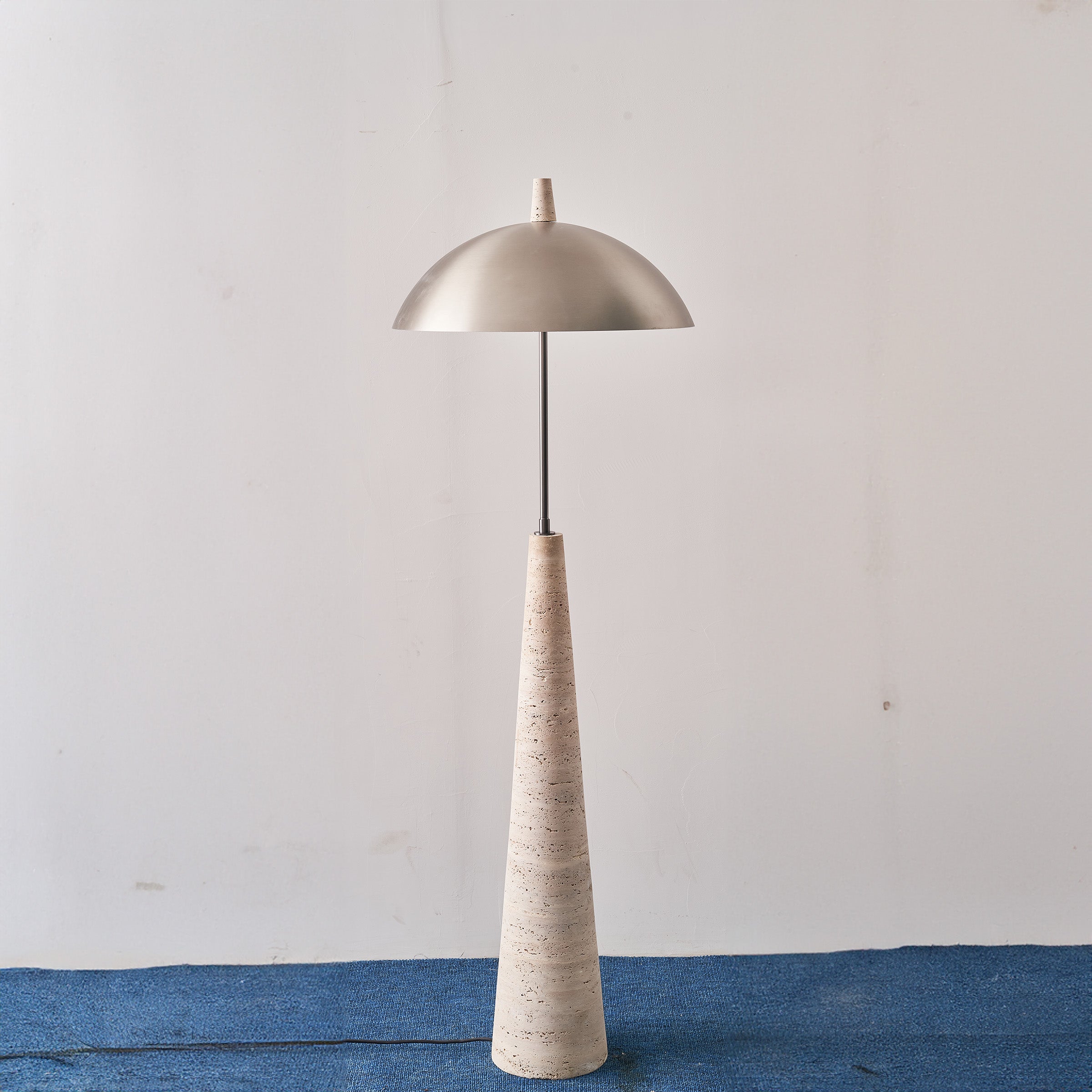 Natural Travertine Floor Lamp JA-015F - Floor Lamps - ebarza Furniture UAE | Shop Modern Furniture in Abu Dhabi & Dubai - مفروشات ايبازرا في الامارات | تسوق اثاث عصري وديكورات مميزة في دبي وابوظبي