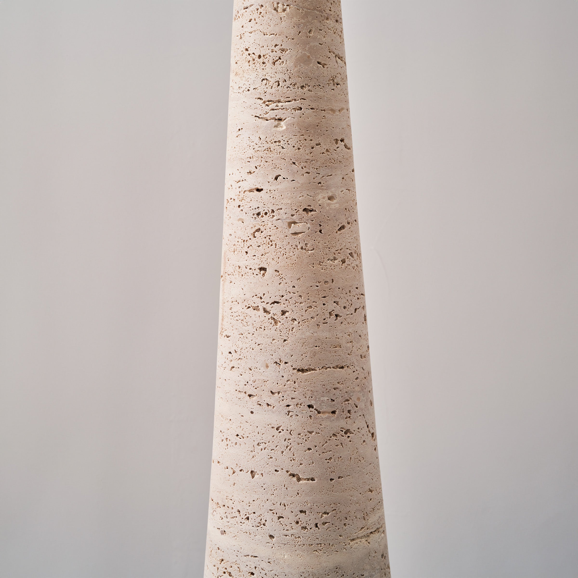 Natural Travertine Floor Lamp JA-015F - Floor Lamps - ebarza Furniture UAE | Shop Modern Furniture in Abu Dhabi & Dubai - مفروشات ايبازرا في الامارات | تسوق اثاث عصري وديكورات مميزة في دبي وابوظبي