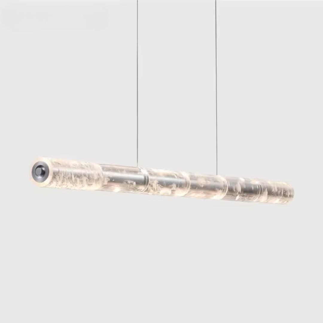 Natural Crystal K9 LED Pendant Lamp MD80545-1-1200 - Pendant Lamps - ebarza Furniture UAE | Shop Modern Furniture in Abu Dhabi & Dubai - مفروشات ايبازرا في الامارات | تسوق اثاث عصري وديكورات مميزة في دبي وابوظبي