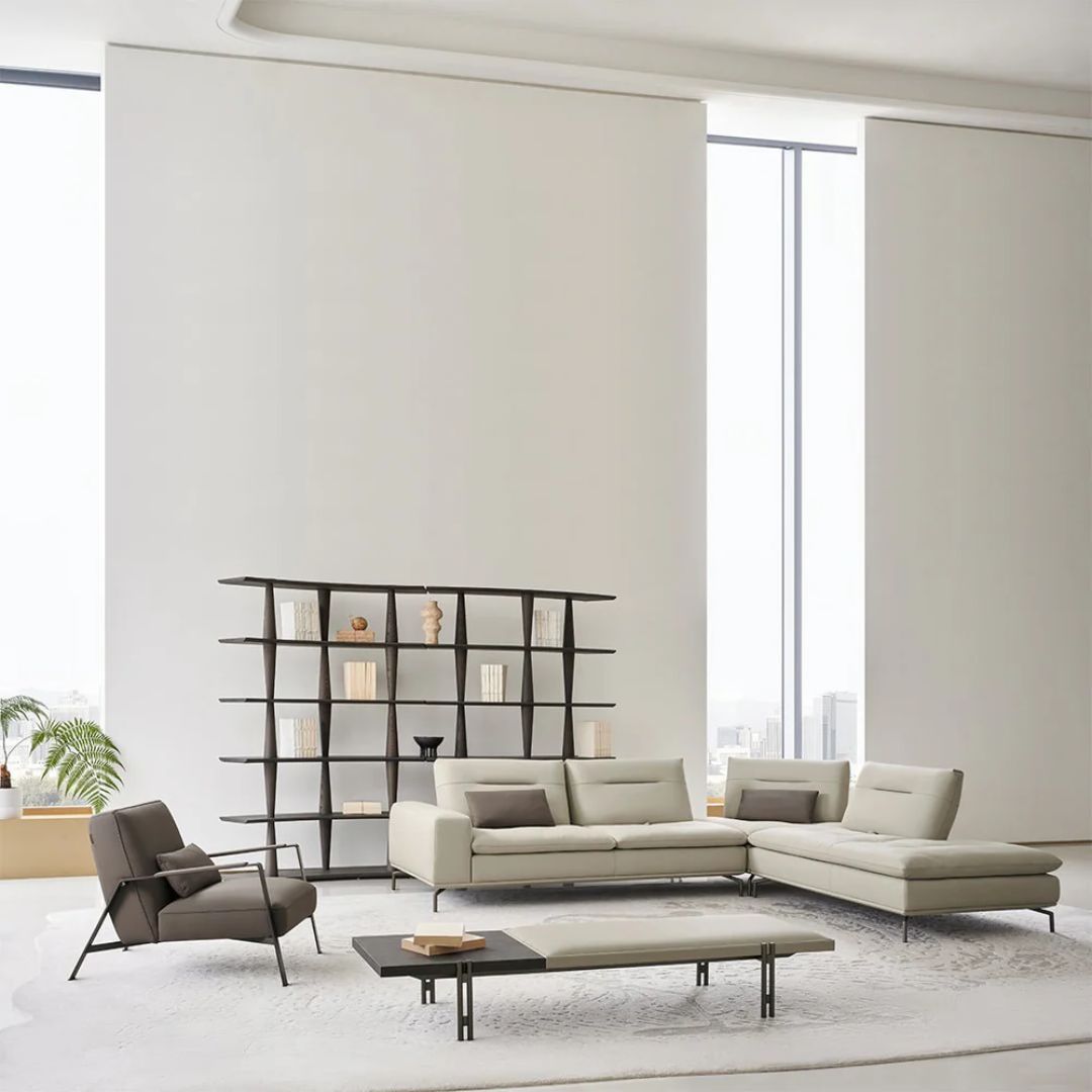 Pre-order 25 Days Delivery Nexus 2 Seater Left Arm Modular Sofa - AMF-S180 - Sofas - ebarza Furniture UAE | Shop Modern Furniture in Abu Dhabi & Dubai - مفروشات ايبازرا في الامارات | تسوق اثاث عصري وديكورات مميزة في دبي وابوظبي