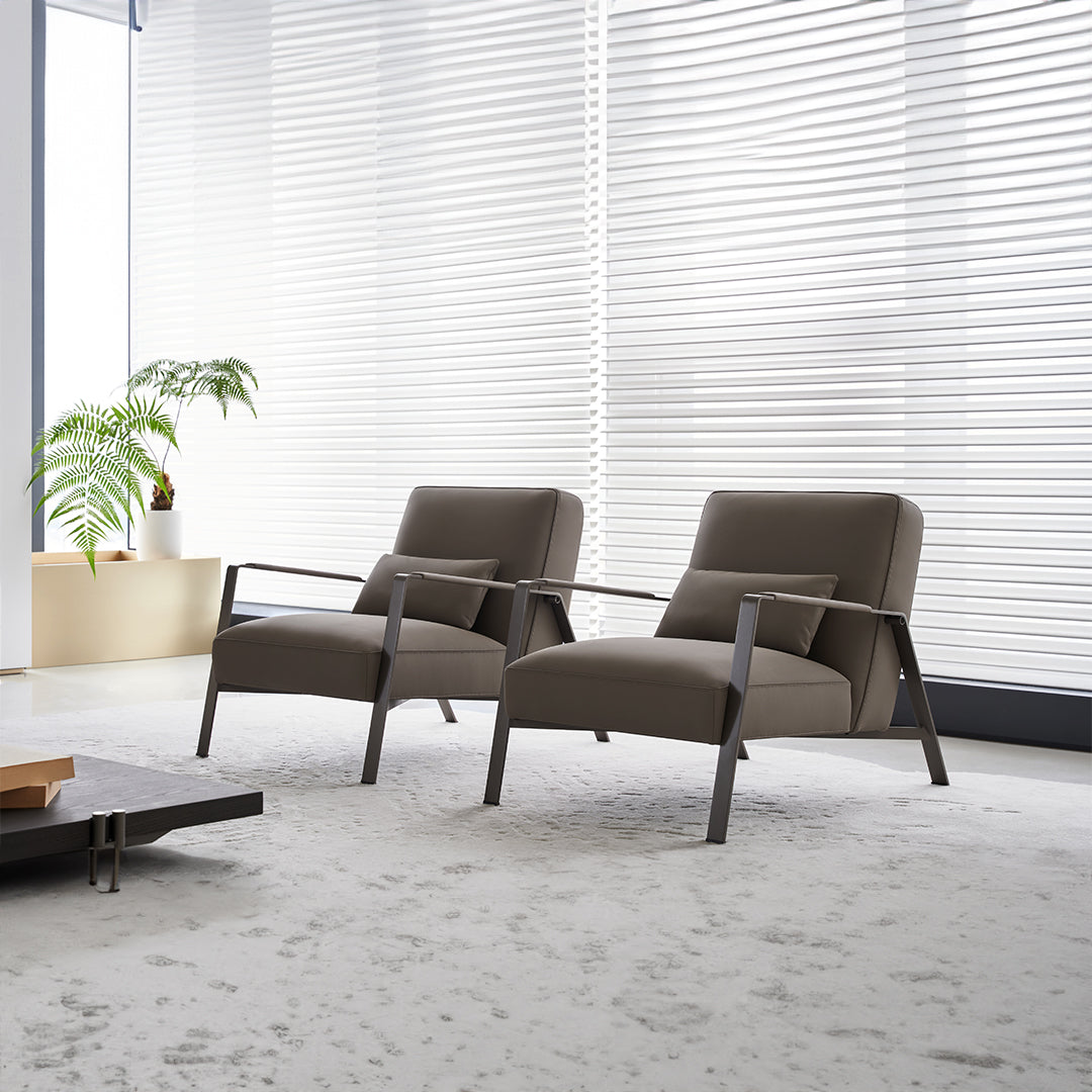 Pre-order 45 Days Delivery Nexus Lounge Chair AMF-DY218 - Armchairs - ebarza Furniture UAE | Shop Modern Furniture in Abu Dhabi & Dubai - مفروشات ايبازرا في الامارات | تسوق اثاث عصري وديكورات مميزة في دبي وابوظبي