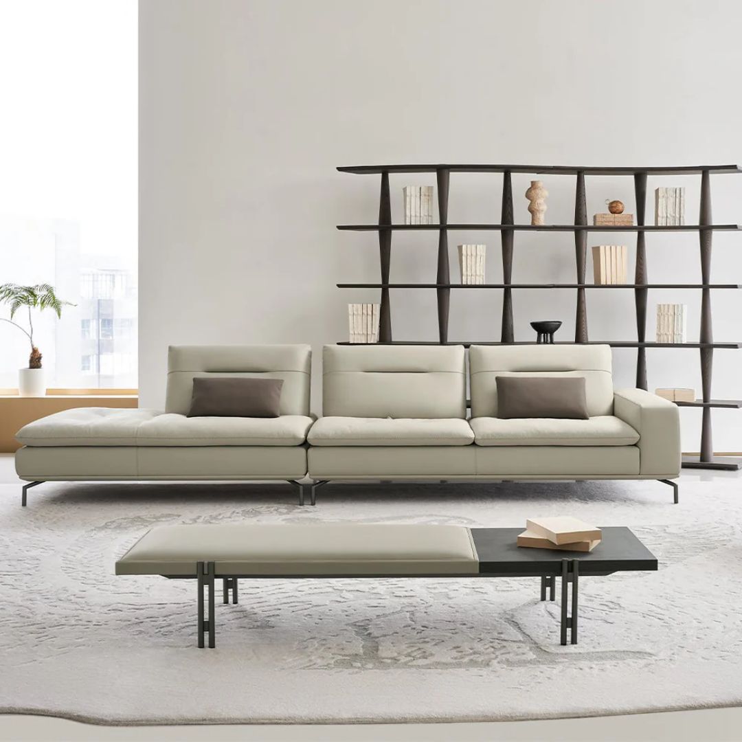 Nexus Modular Sofa With Left Relaxed 2-Seater Without Arm - AMF-S180 ex - Sofas - ebarza Furniture UAE | Shop Modern Furniture in Abu Dhabi & Dubai - مفروشات ايبازرا في الامارات | تسوق اثاث عصري وديكورات مميزة في دبي وابوظبي