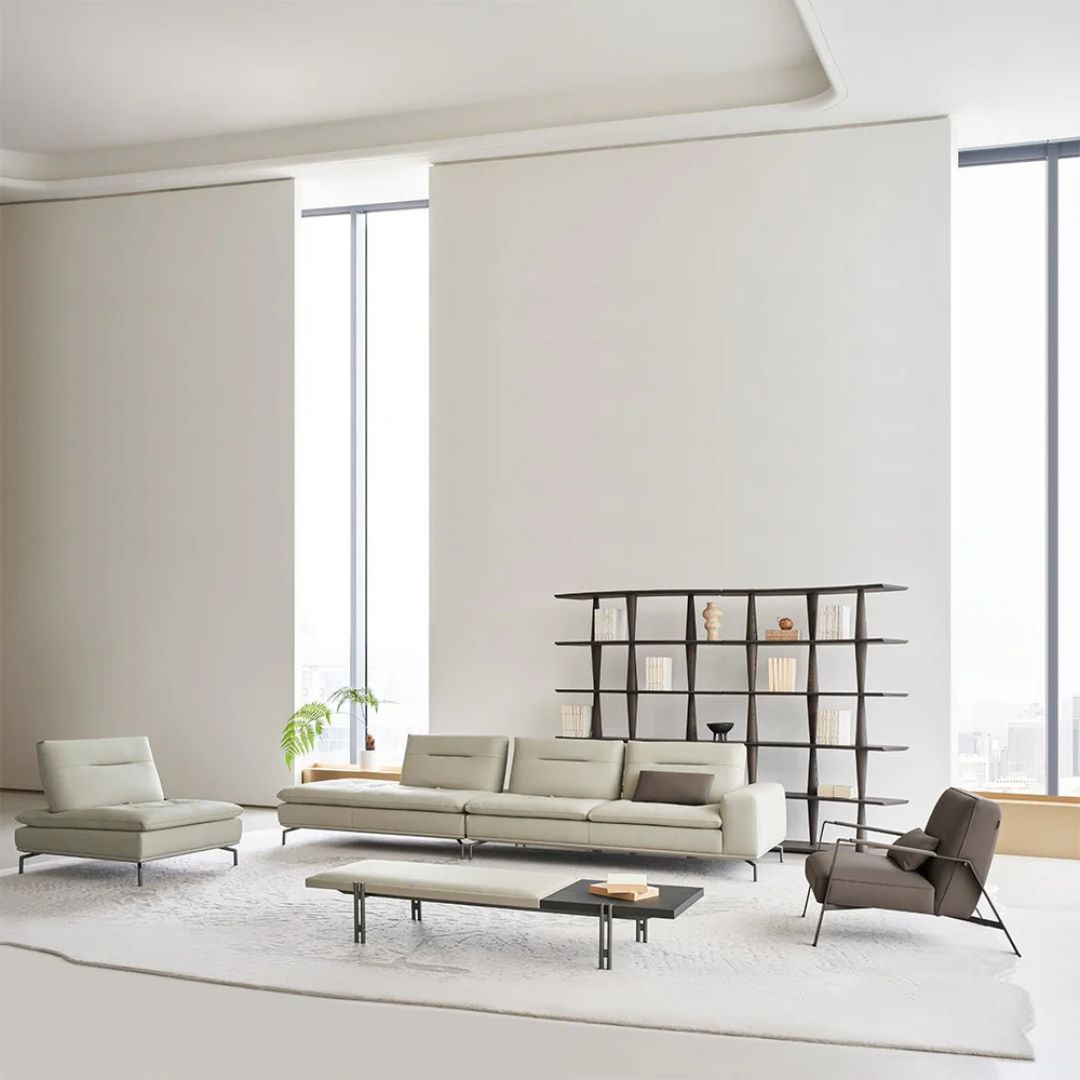 Nexus Modular Sofa With Left Relaxed 2-Seater Without Arm - AMF-S180 ex - Sofas - ebarza Furniture UAE | Shop Modern Furniture in Abu Dhabi & Dubai - مفروشات ايبازرا في الامارات | تسوق اثاث عصري وديكورات مميزة في دبي وابوظبي