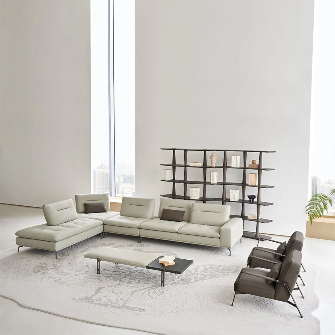 Nexus Modular Sofa With Left Relaxed 2-Seater Without Arm - AMF-S180 ex - Sofas - ebarza Furniture UAE | Shop Modern Furniture in Abu Dhabi & Dubai - مفروشات ايبازرا في الامارات | تسوق اثاث عصري وديكورات مميزة في دبي وابوظبي