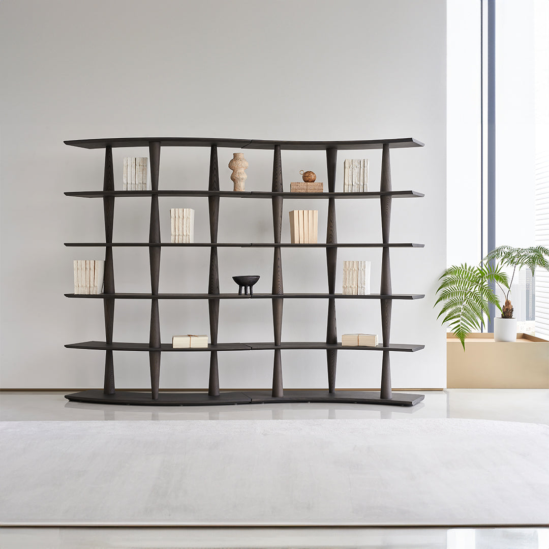 Nexus Shelf Ash Wood Italian Grey - BMS-SJ-517 - Shelves - ebarza Furniture UAE | Shop Modern Furniture in Abu Dhabi & Dubai - مفروشات ايبازرا في الامارات | تسوق اثاث عصري وديكورات مميزة في دبي وابوظبي