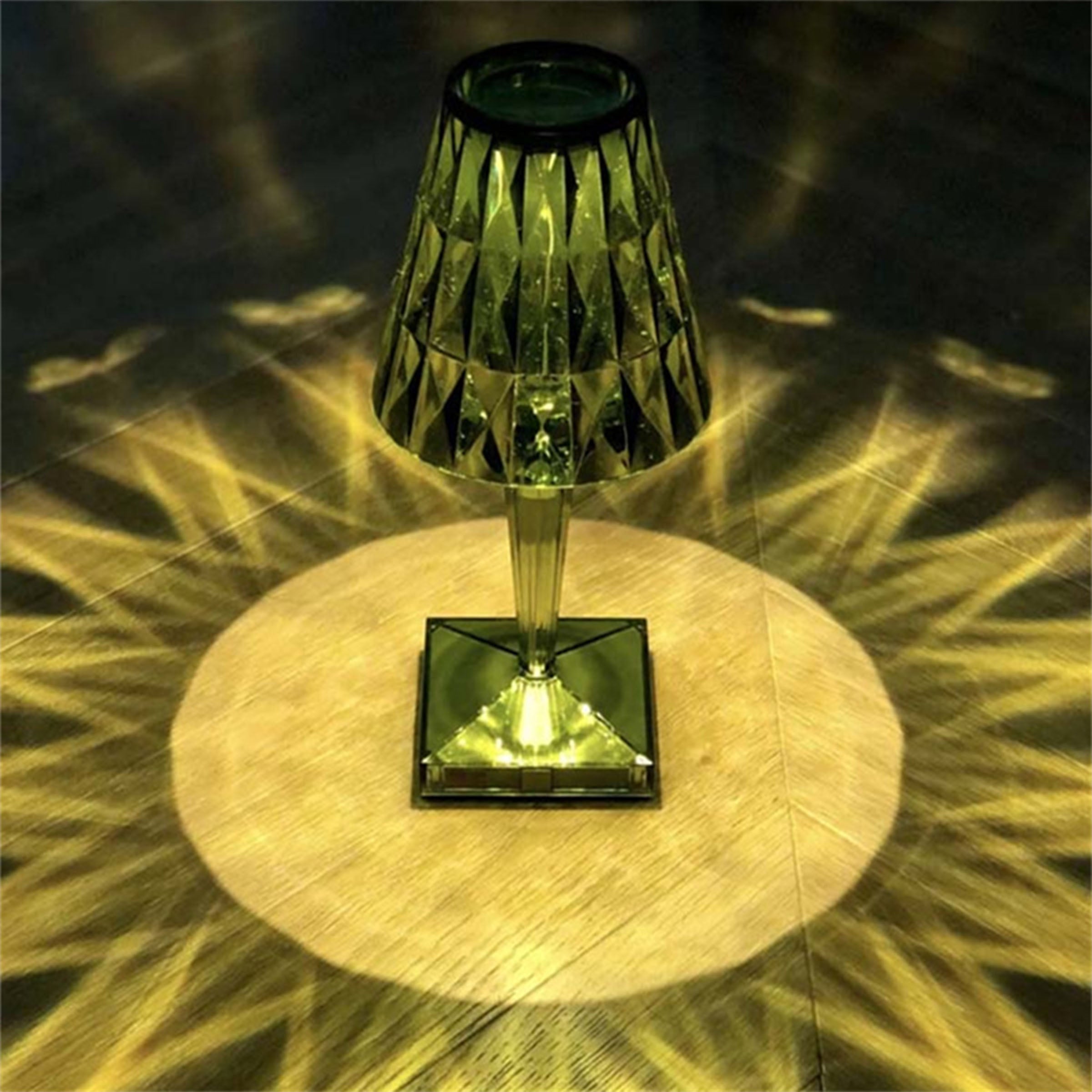 Pre-order 75 Days Delivery Night Light Green Table Lamp HTD-INL78515 GR - Desk\table Lamps - ebarza Furniture UAE | Shop Modern Furniture in Abu Dhabi & Dubai - مفروشات ايبازرا في الامارات | تسوق اثاث عصري وديكورات مميزة في دبي وابوظبي