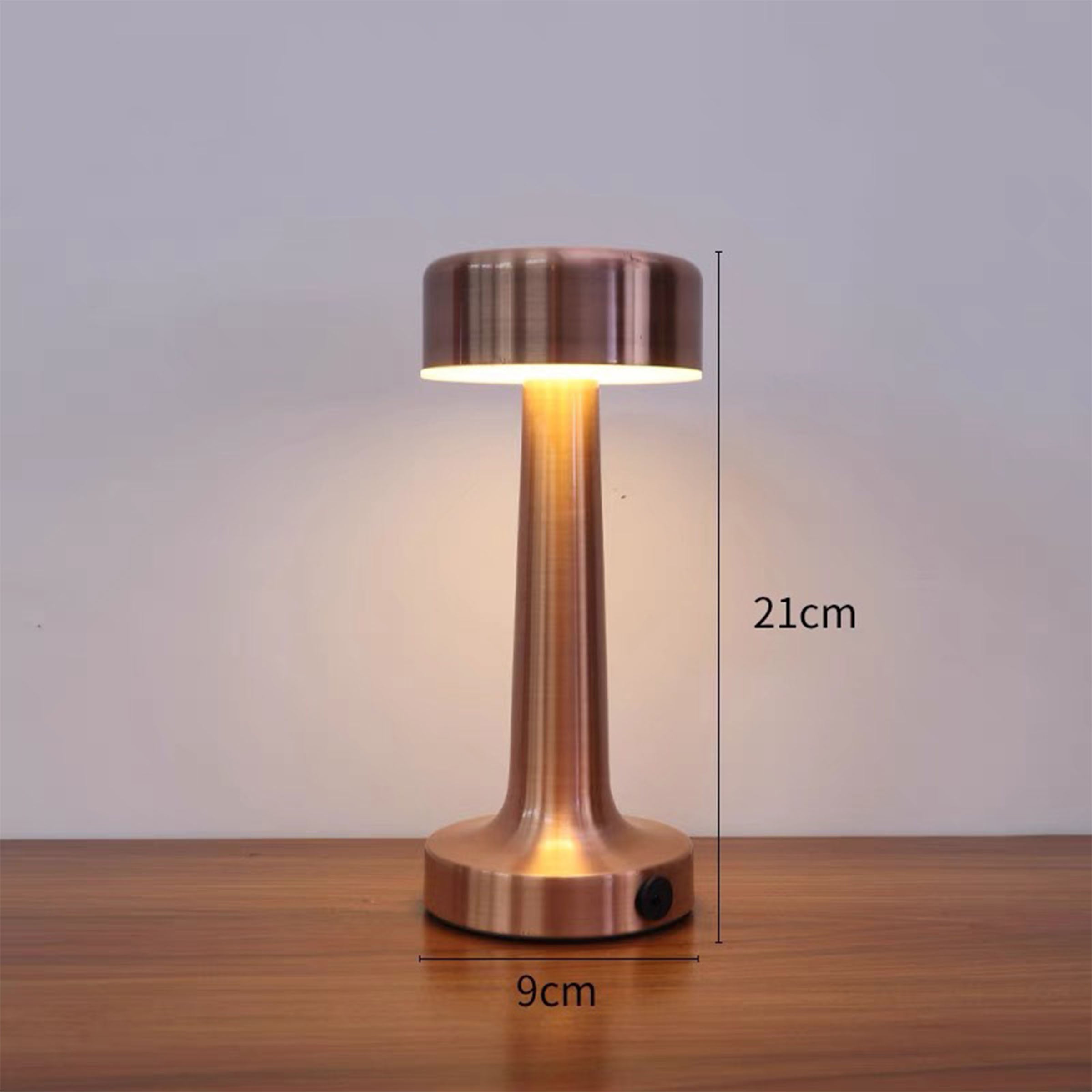 Night Light table lamp HTD-INL78383 RoseGold - Desk\table Lamps - ebarza Furniture UAE | Shop Modern Furniture in Abu Dhabi & Dubai - مفروشات ايبازرا في الامارات | تسوق اثاث عصري وديكورات مميزة في دبي وابوظبي