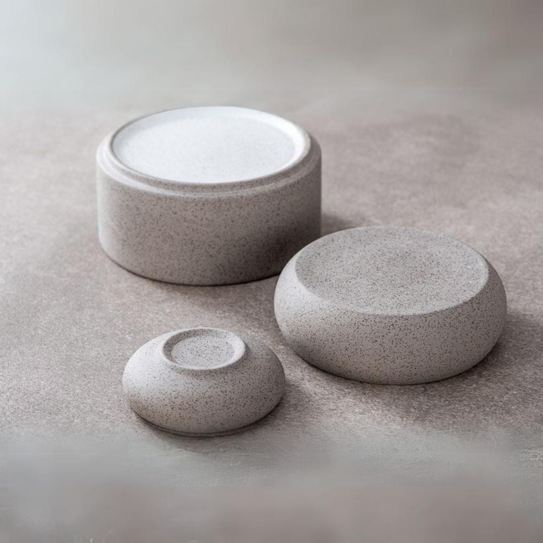 Nordic Western Round plate  3.75  E746-O-06004 3.75 -  Plates - ebarza Furniture UAE | Shop Modern Furniture in Abu Dhabi & Dubai - مفروشات ايبازرا في الامارات | تسوق اثاث عصري وديكورات مميزة في دبي وابوظبي